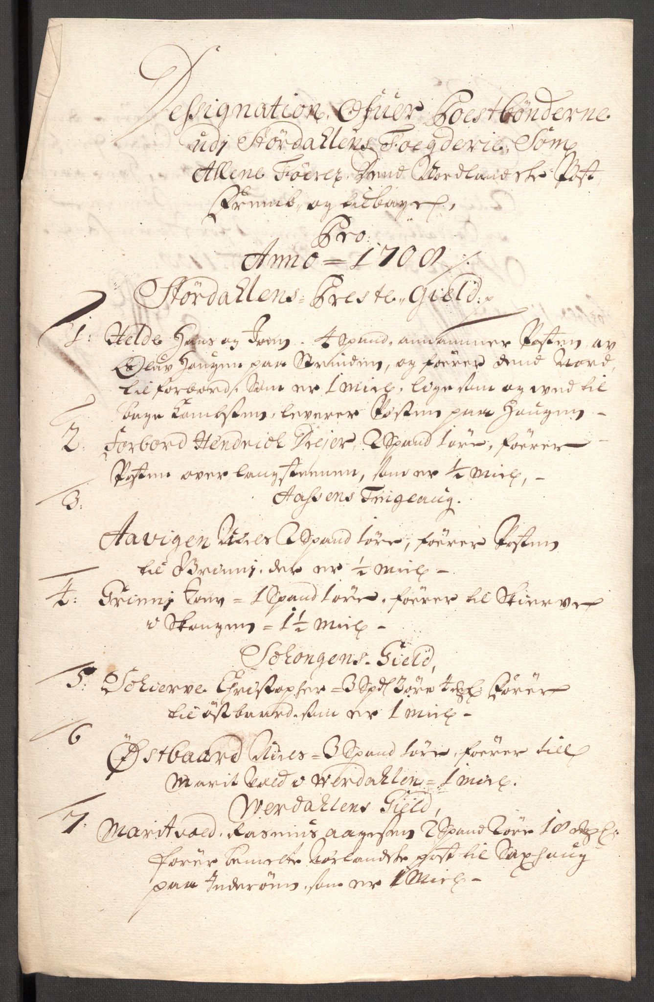 Rentekammeret inntil 1814, Reviderte regnskaper, Fogderegnskap, RA/EA-4092/R62/L4198: Fogderegnskap Stjørdal og Verdal, 1708, s. 250