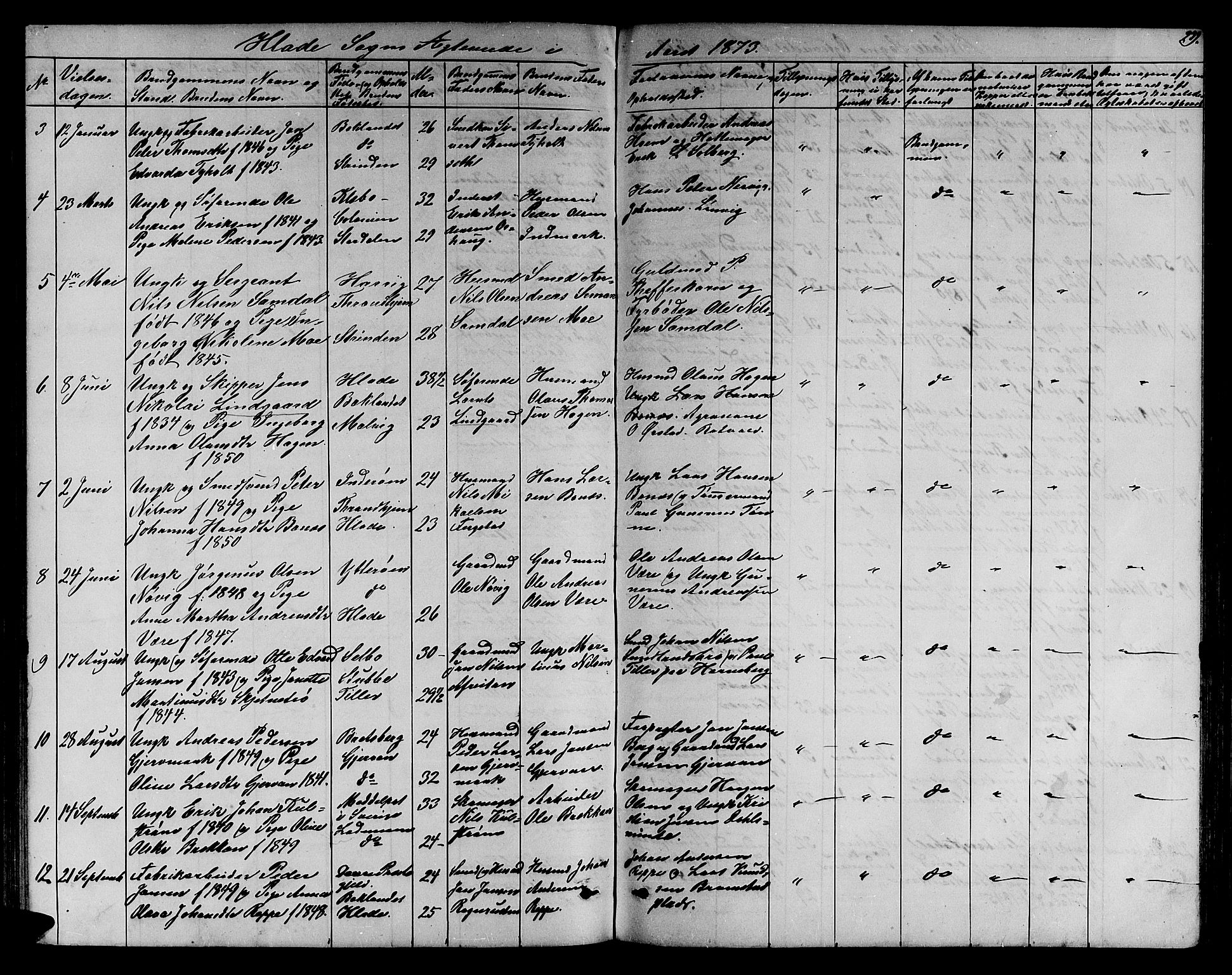 Ministerialprotokoller, klokkerbøker og fødselsregistre - Sør-Trøndelag, AV/SAT-A-1456/606/L0311: Klokkerbok nr. 606C07, 1860-1877, s. 239