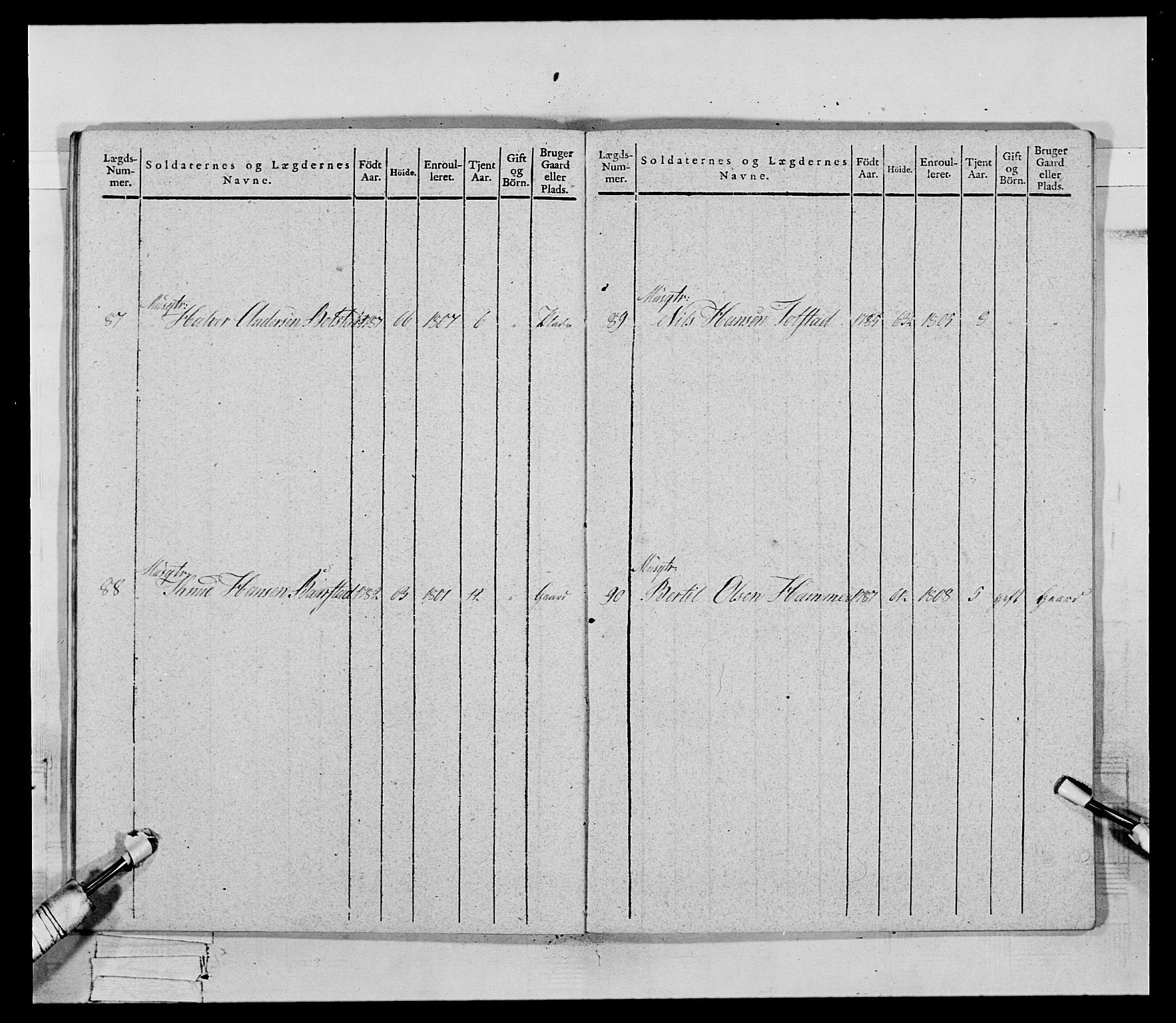 Generalitets- og kommissariatskollegiet, Det kongelige norske kommissariatskollegium, AV/RA-EA-5420/E/Eh/L0069: Opplandske gevorbne infanteriregiment, 1810-1818, s. 494