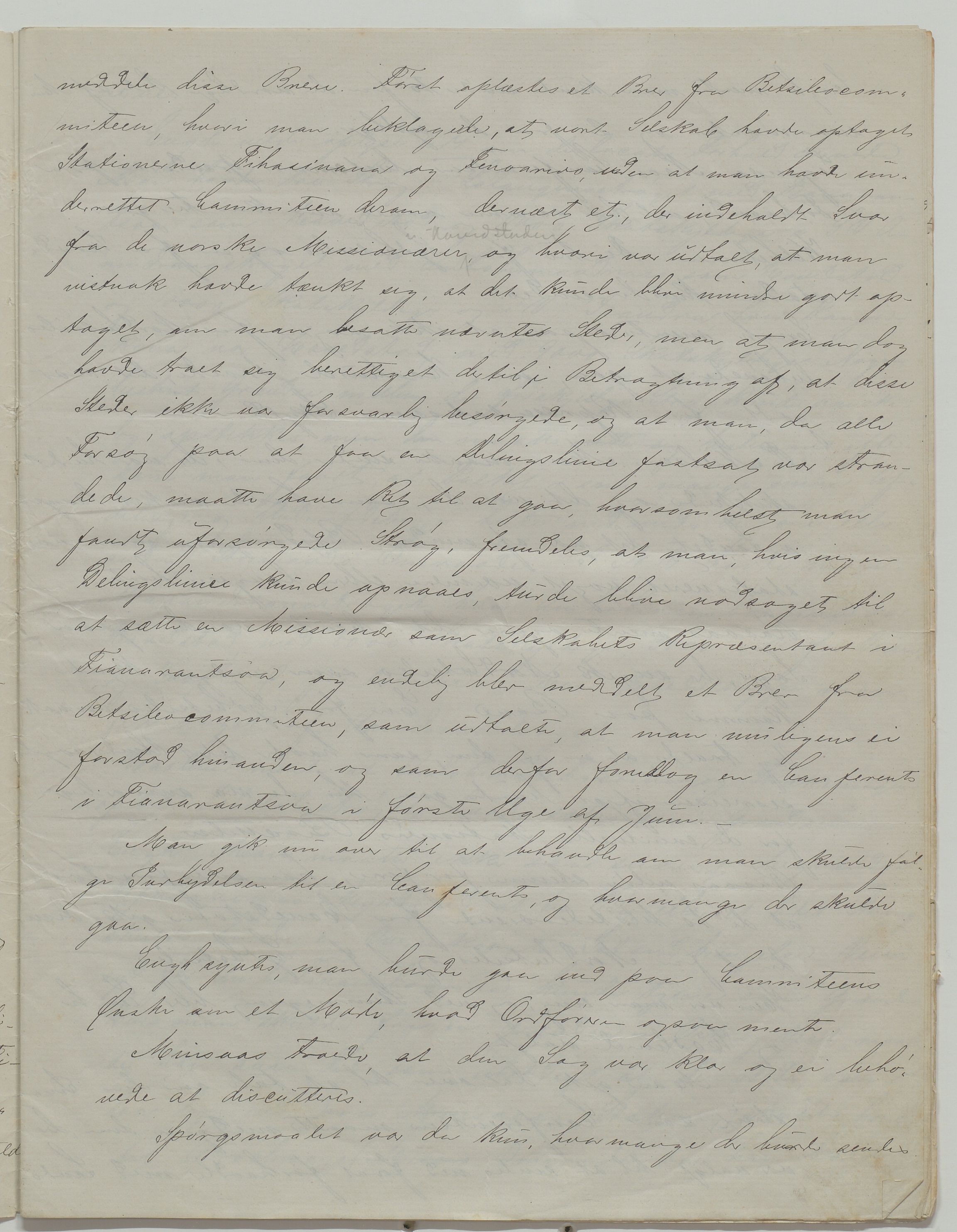 Det Norske Misjonsselskap - hovedadministrasjonen, VID/MA-A-1045/D/Da/Daa/L0035/0001: Konferansereferat og årsberetninger / Konferansereferat fra Madagaskar Innland., 1876