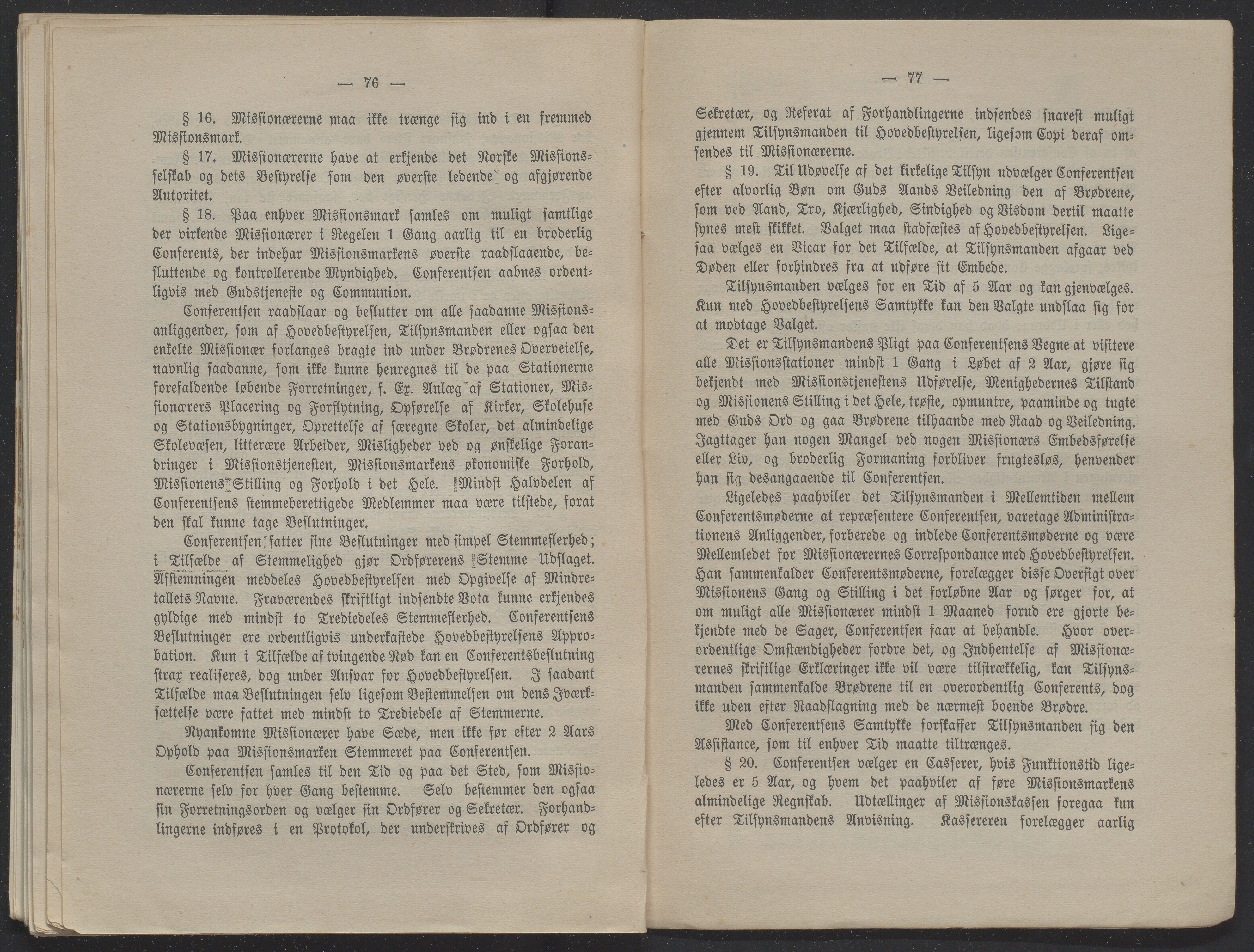 Det Norske Misjonsselskap - hovedadministrasjonen, VID/MA-A-1045/D/Db/Dba/L0338/0004: Beretninger, Bøker, Skrifter o.l   / Årsberetninger 34, 1876, s. 76-77