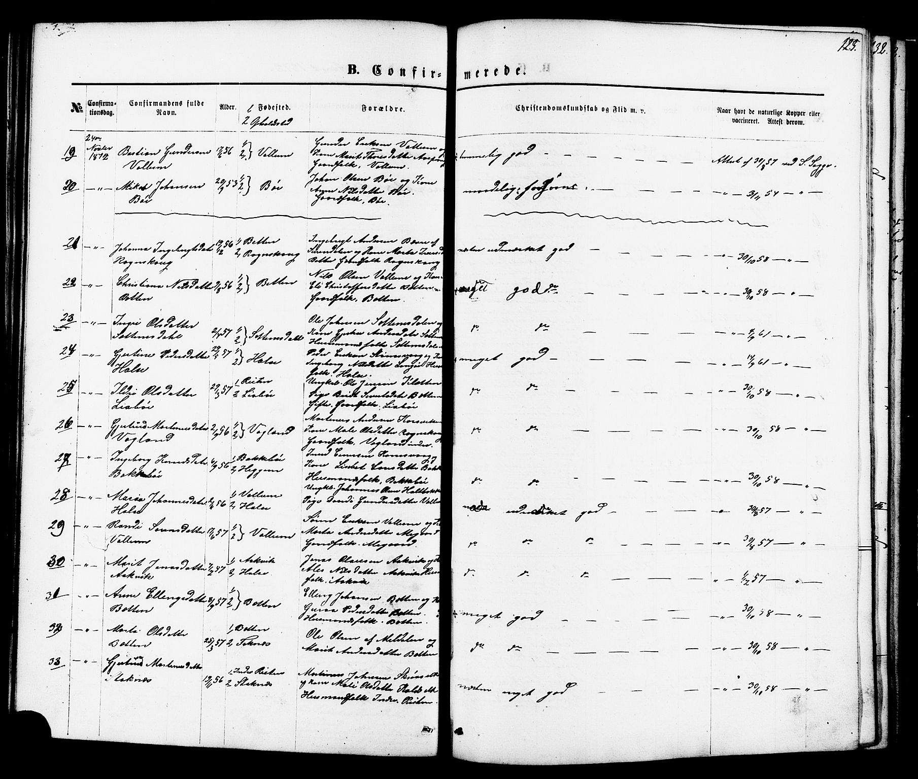 Ministerialprotokoller, klokkerbøker og fødselsregistre - Møre og Romsdal, SAT/A-1454/576/L0884: Ministerialbok nr. 576A02, 1865-1879, s. 123