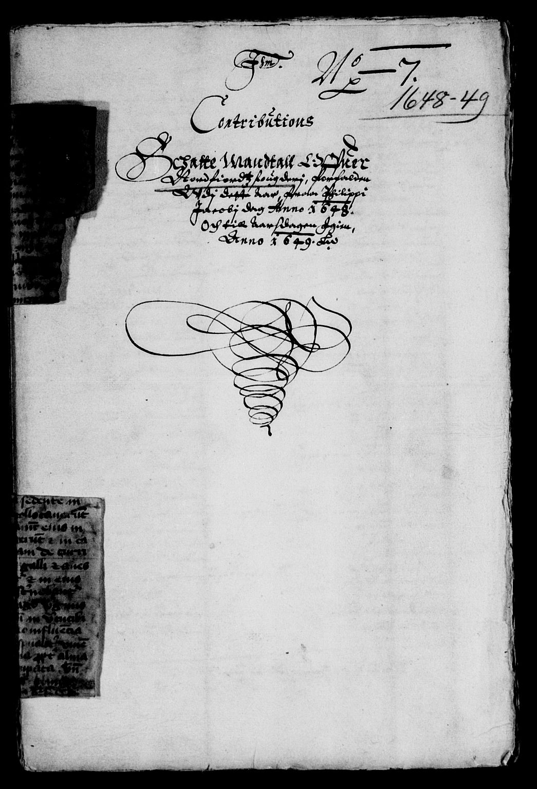 Rentekammeret inntil 1814, Reviderte regnskaper, Lensregnskaper, RA/EA-5023/R/Rb/Rbt/L0112: Bergenhus len, 1648