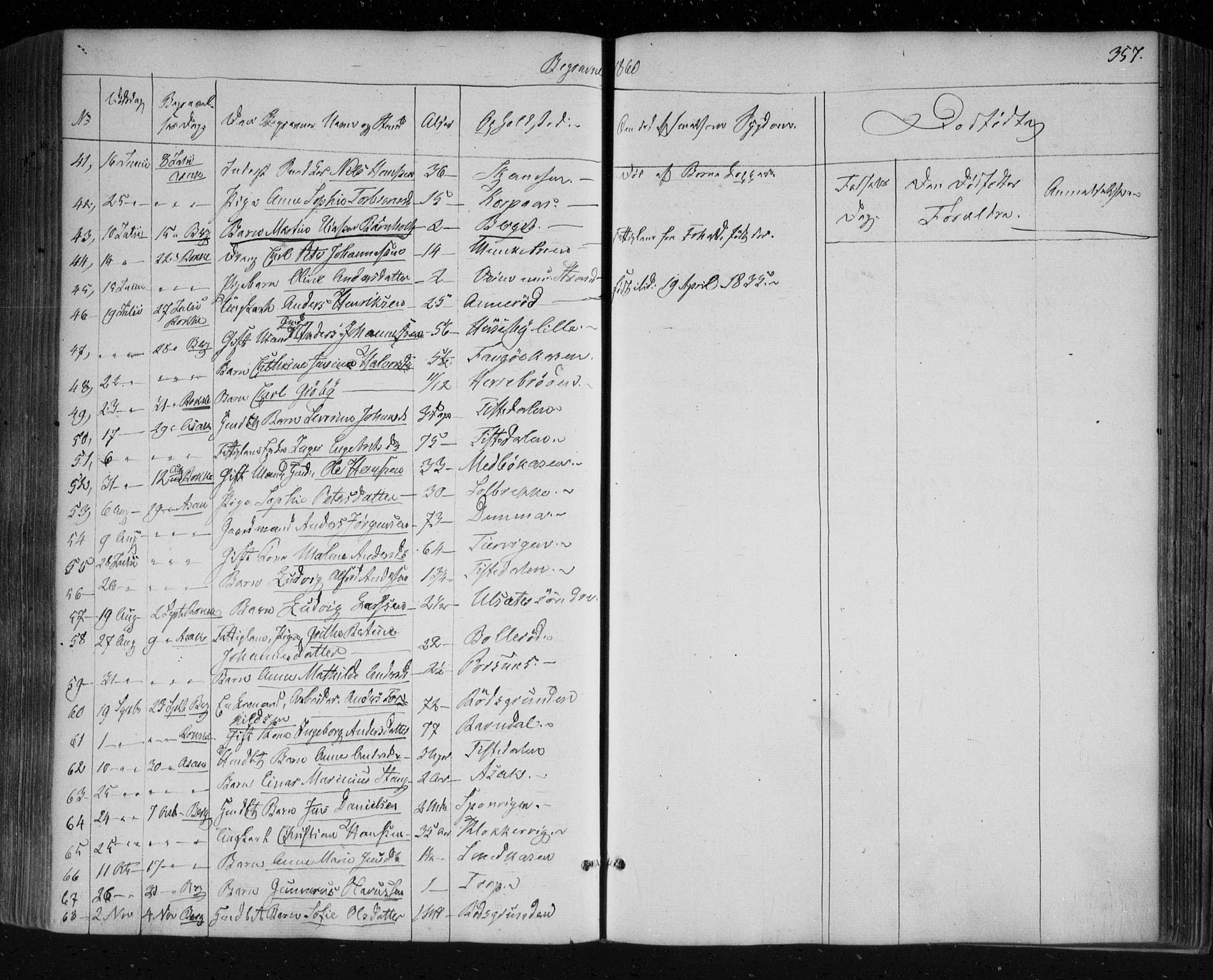 Berg prestekontor Kirkebøker, AV/SAO-A-10902/F/Fa/L0004: Ministerialbok nr. I 4, 1843-1860, s. 357