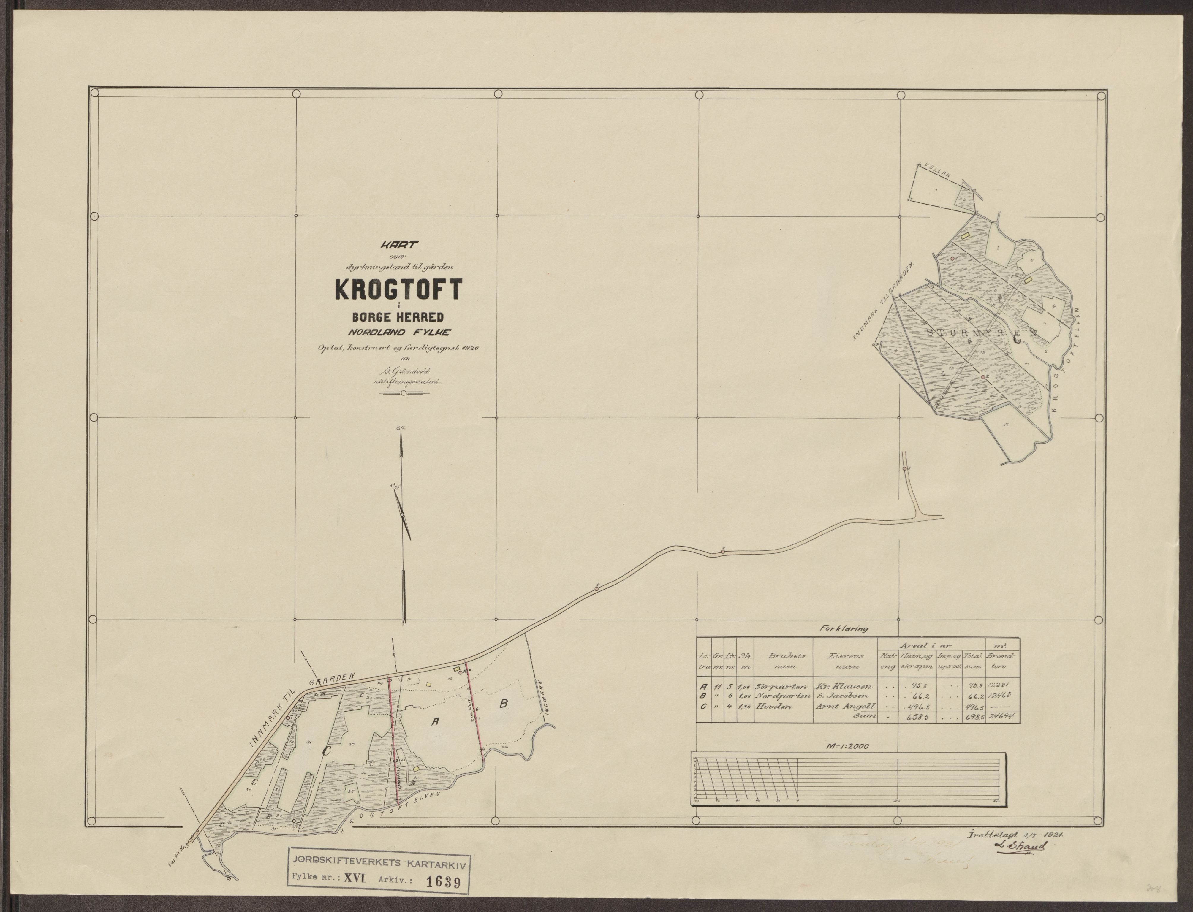 Jordskifteverkets kartarkiv, AV/RA-S-3929/T, 1859-1988, s. 1909