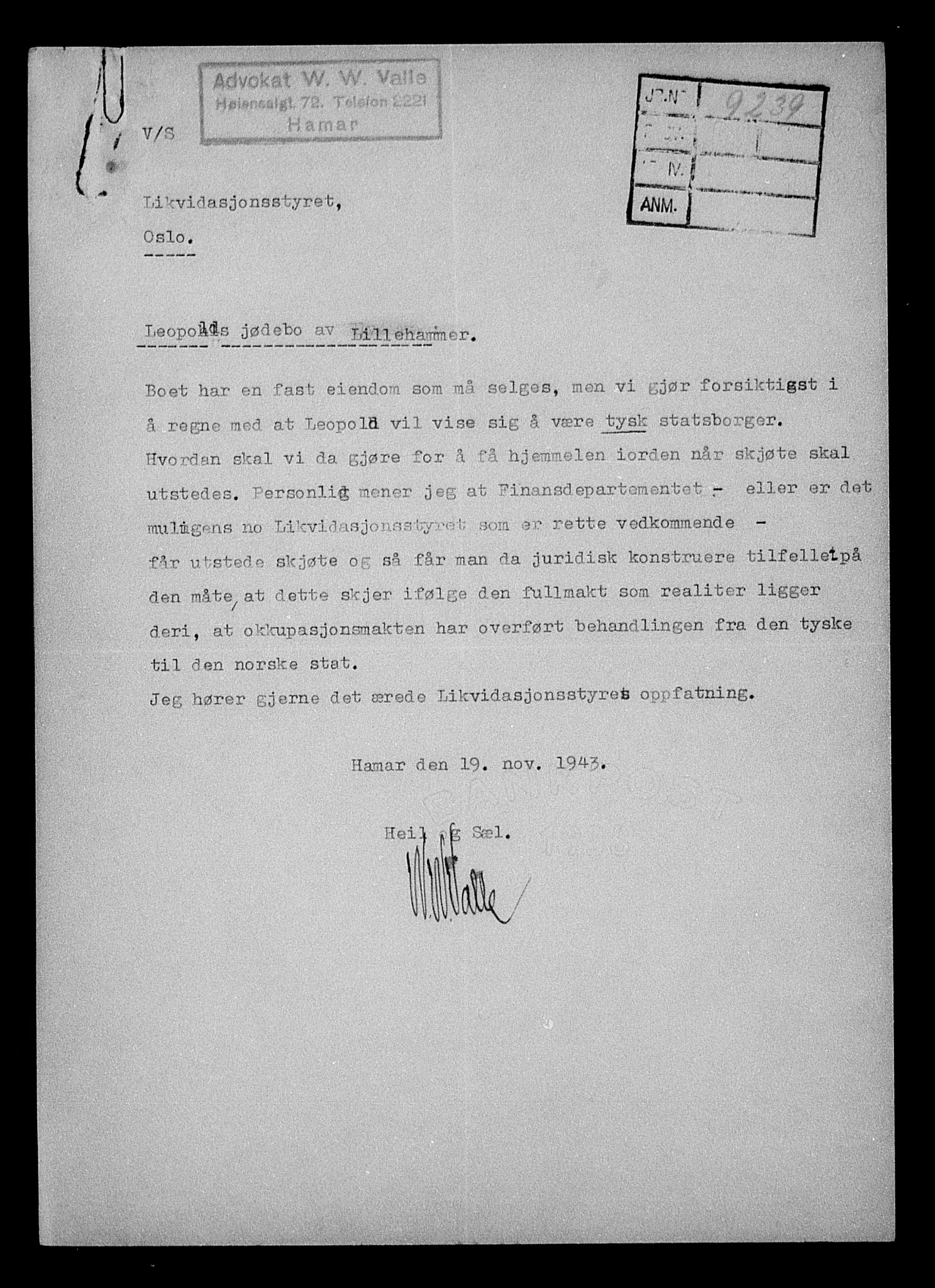 Justisdepartementet, Tilbakeføringskontoret for inndratte formuer, AV/RA-S-1564/H/Hc/Hcd/L1002: --, 1945-1947, s. 301