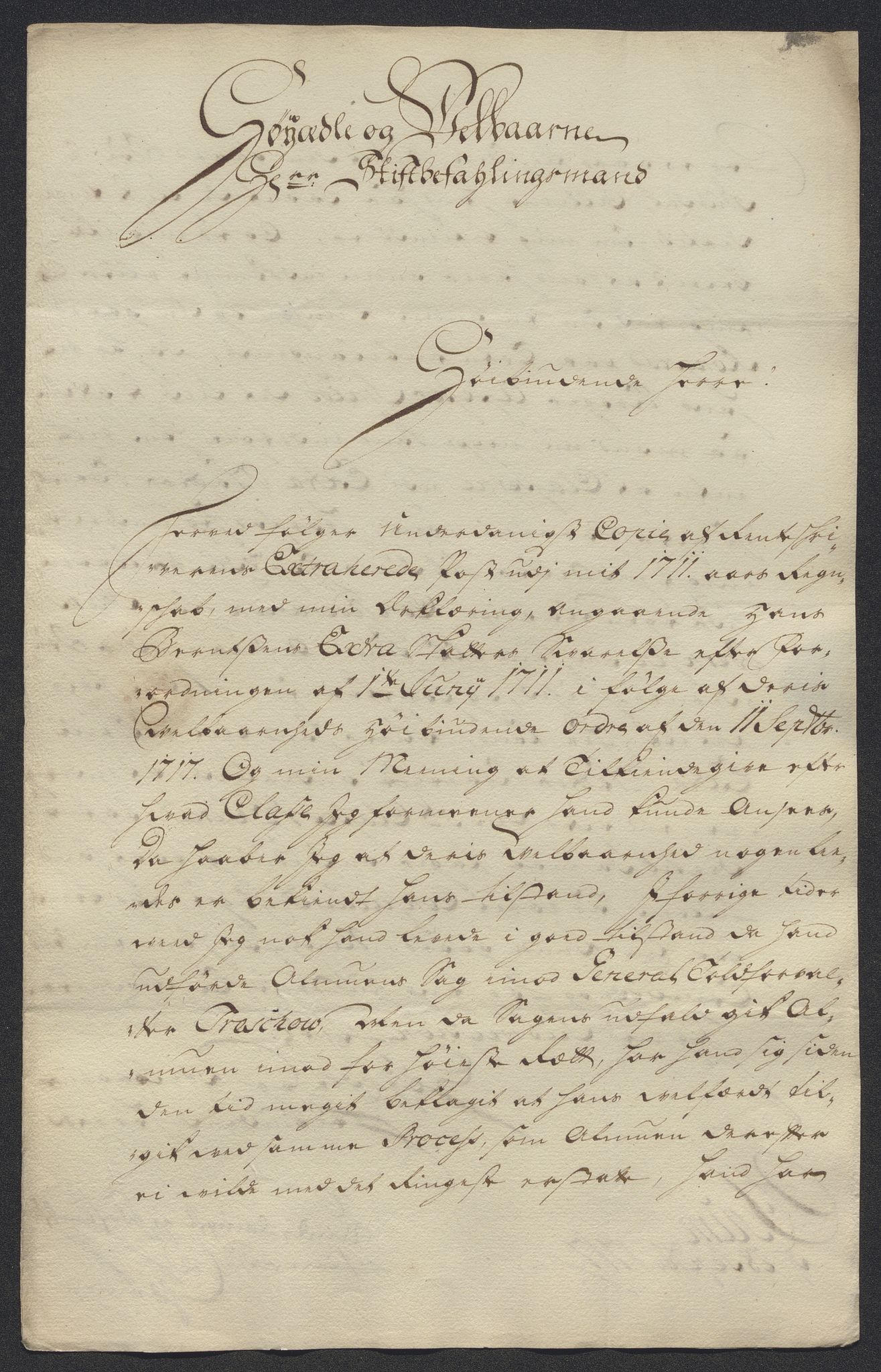 Kristiania stiftamt, AV/SAO-A-10386/E/Ed/Ede/L0006: Fogder, 1717, s. 39