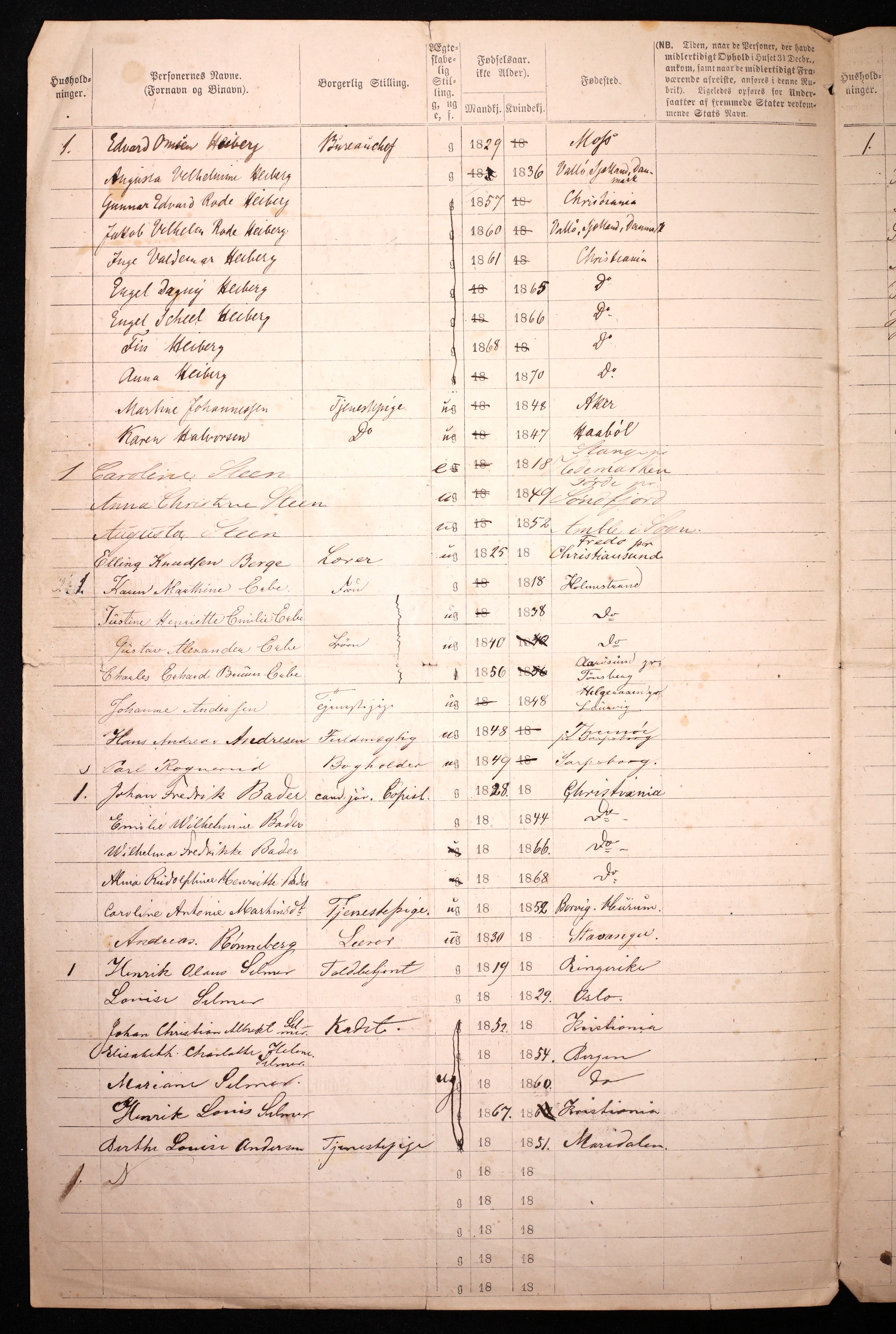 RA, Folketelling 1870 for 0301 Kristiania kjøpstad, 1870, s. 249