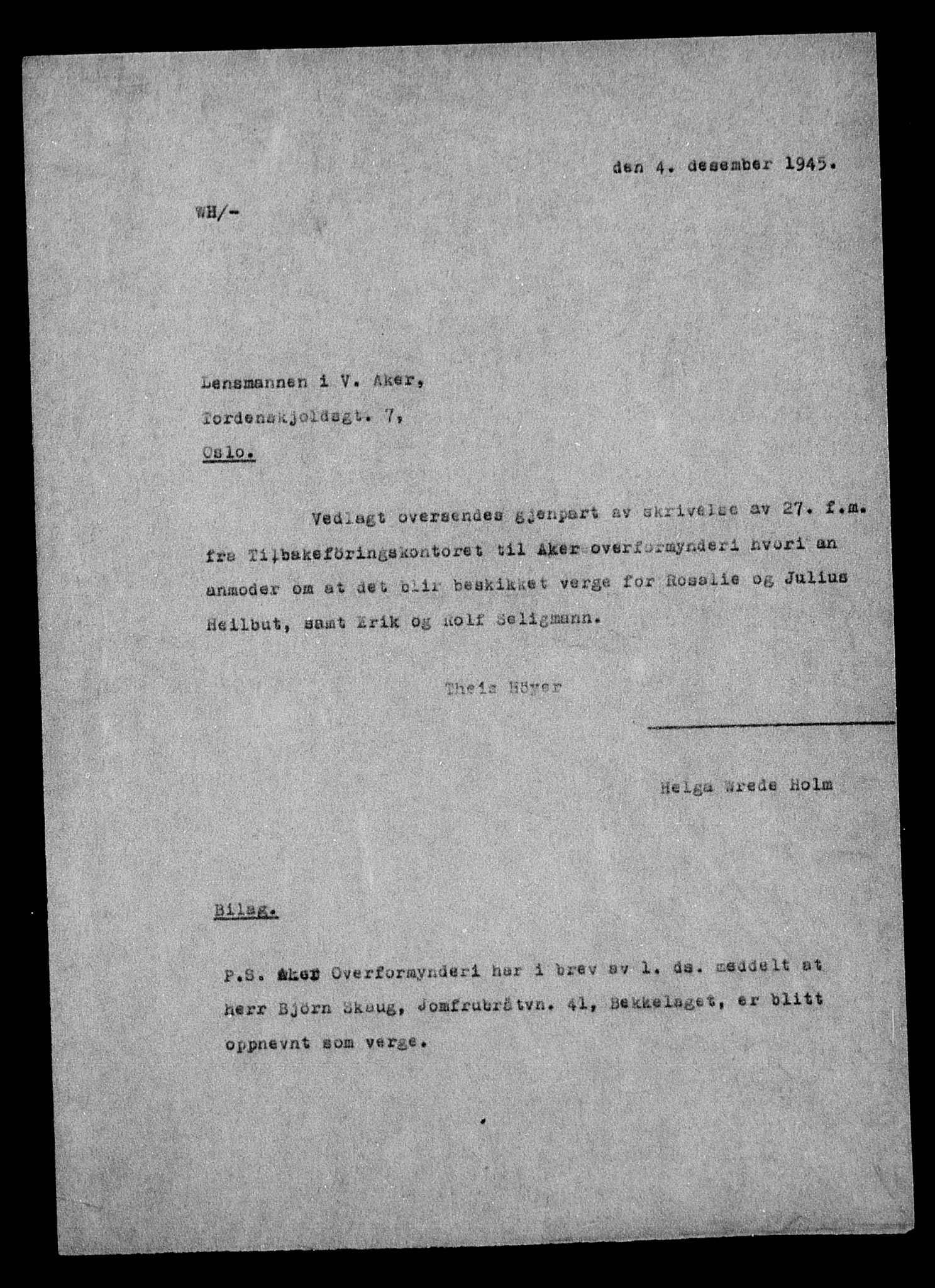 Justisdepartementet, Tilbakeføringskontoret for inndratte formuer, AV/RA-S-1564/H/Hc/Hcc/L0980: --, 1945-1947, s. 74