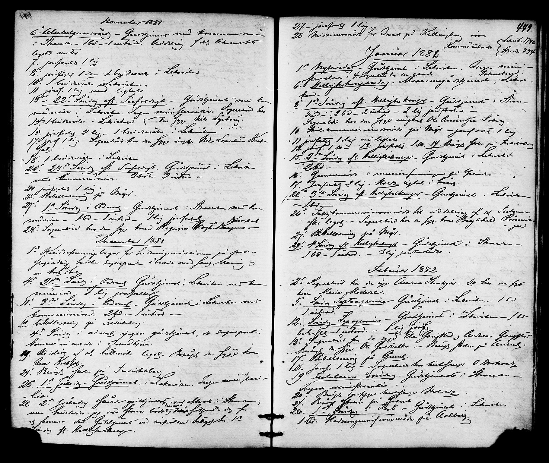 Ministerialprotokoller, klokkerbøker og fødselsregistre - Nord-Trøndelag, AV/SAT-A-1458/701/L0009: Ministerialbok nr. 701A09 /1, 1864-1882, s. 449