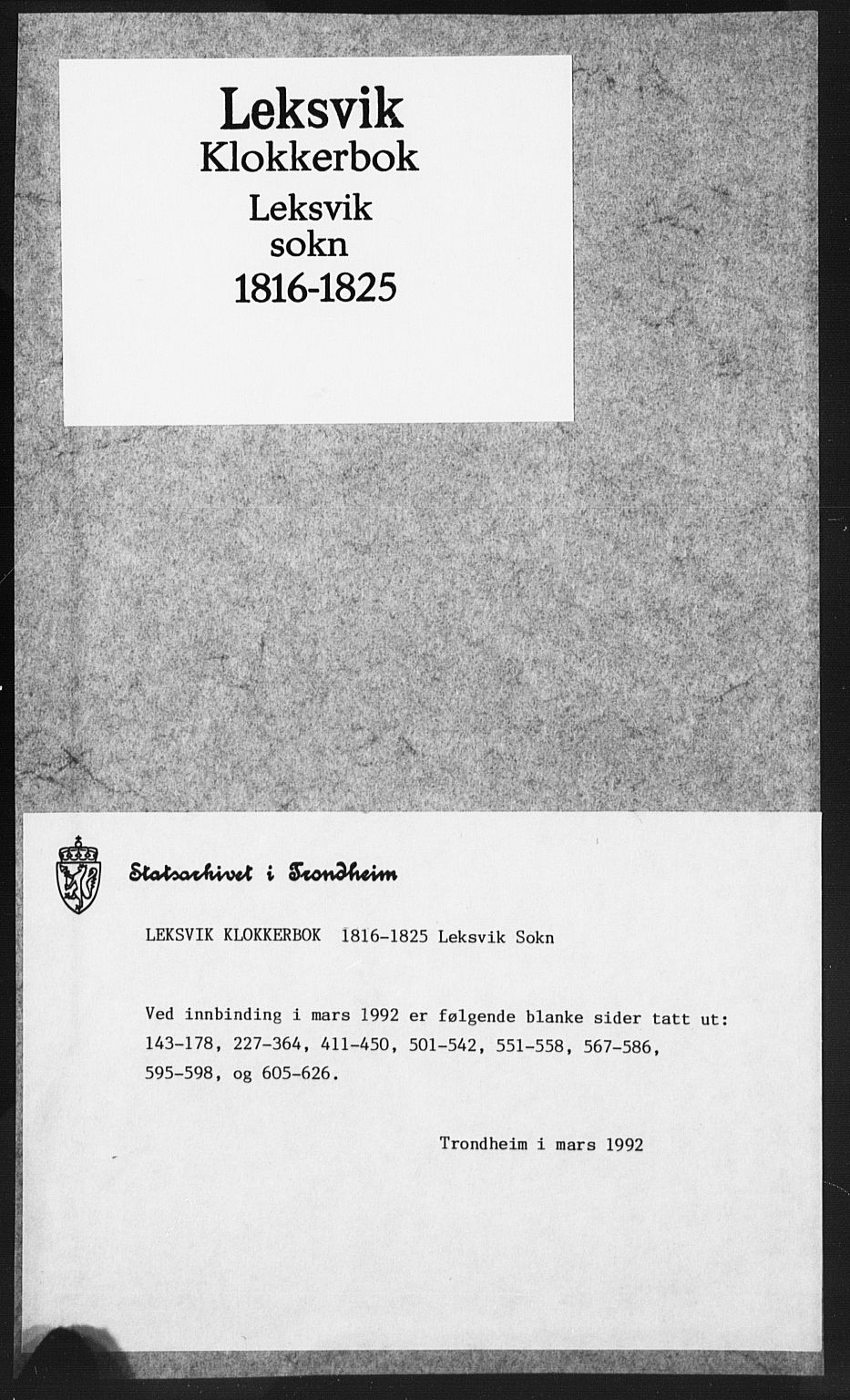 Ministerialprotokoller, klokkerbøker og fødselsregistre - Nord-Trøndelag, SAT/A-1458/701/L0017: Klokkerbok nr. 701C01, 1817-1825