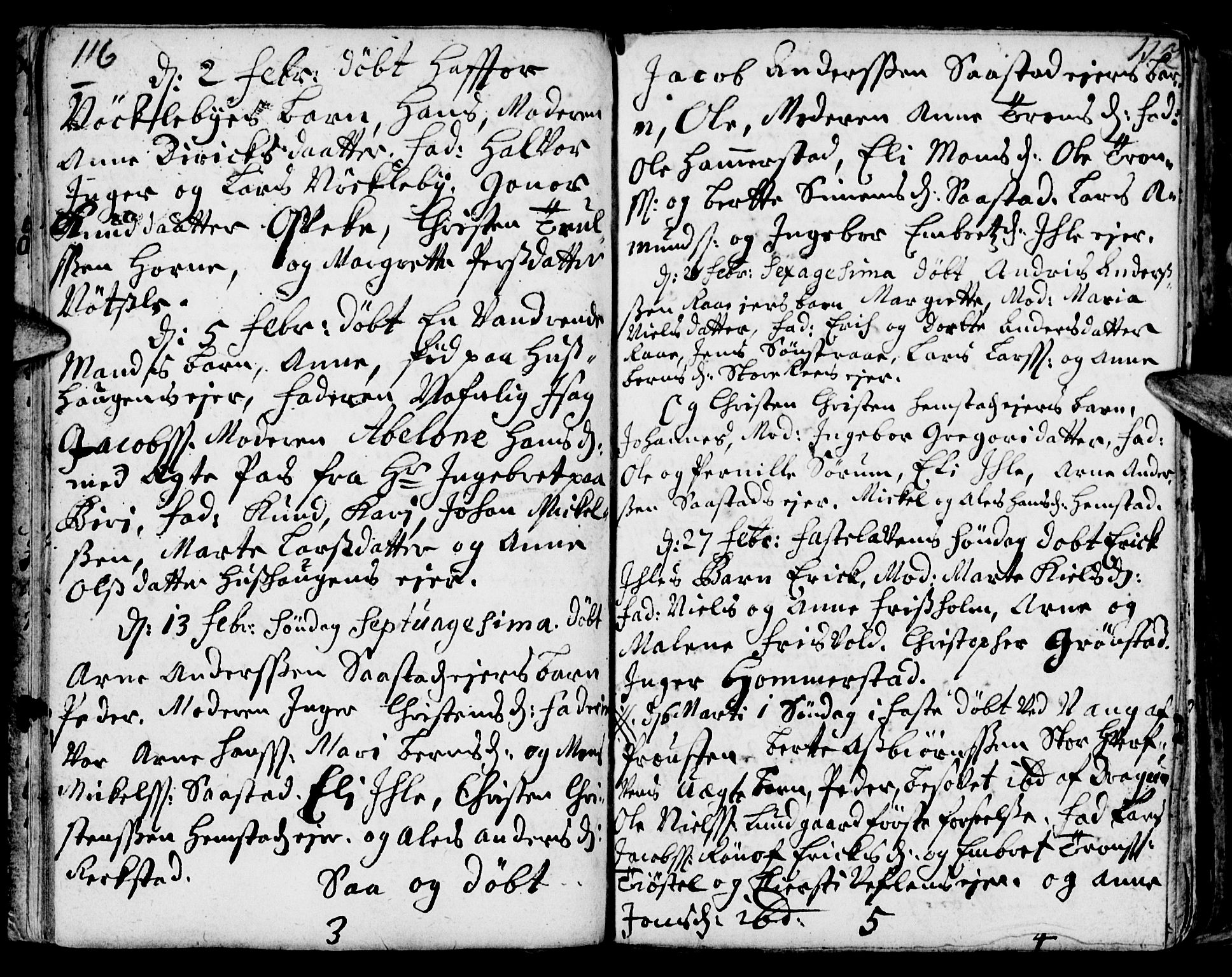 Stange prestekontor, AV/SAH-PREST-002/K/L0002: Ministerialbok nr. 2, 1724-1740, s. 116-117