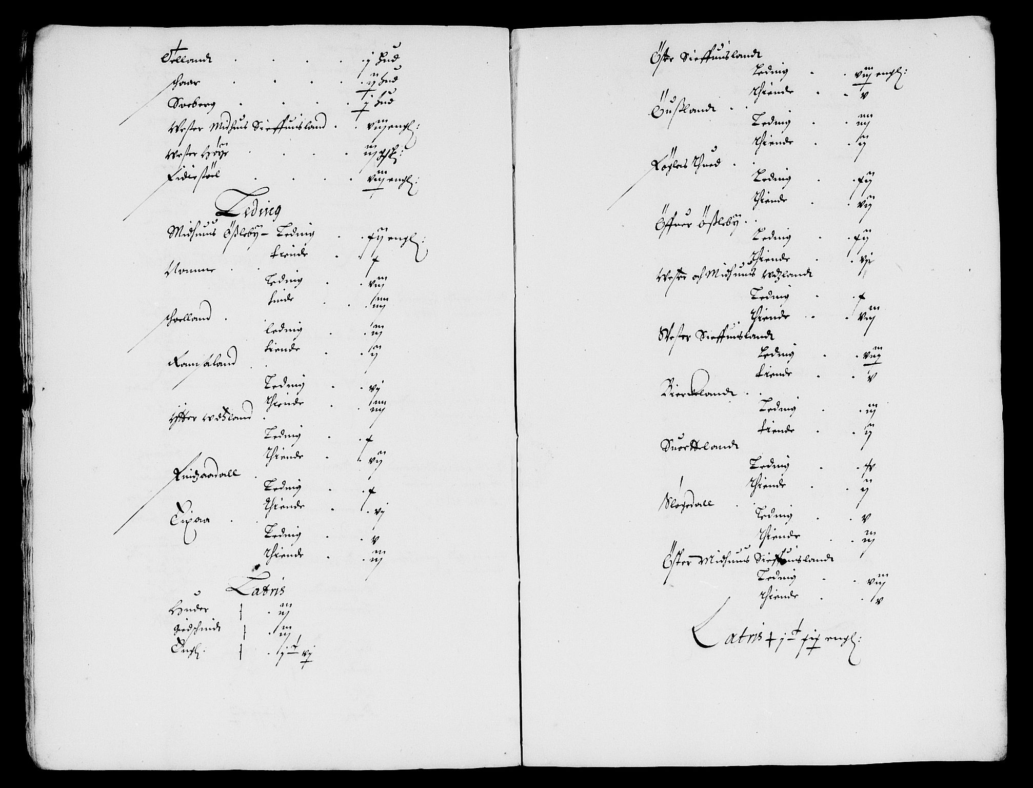 Rentekammeret inntil 1814, Reviderte regnskaper, Lensregnskaper, AV/RA-EA-5023/R/Rb/Rbq/L0053: Nedenes len. Mandals len. Råbyggelag. Laksefisket i Mandals len., 1629-1663