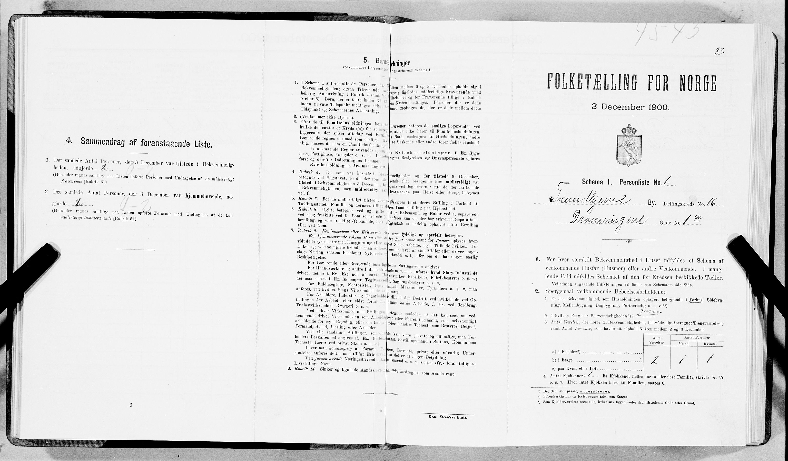 SAT, Folketelling 1900 for 1601 Trondheim kjøpstad, 1900, s. 2623