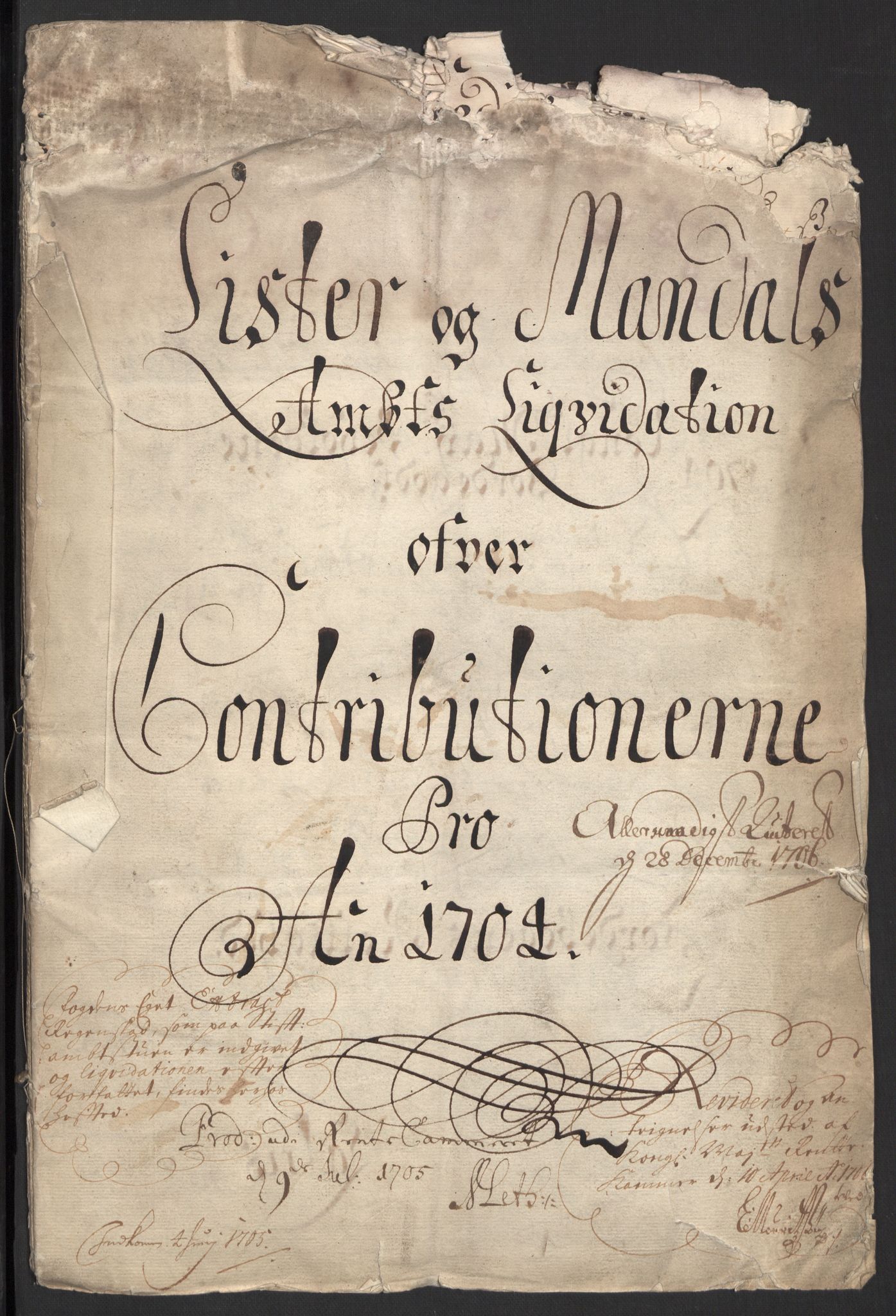 Rentekammeret inntil 1814, Reviderte regnskaper, Fogderegnskap, RA/EA-4092/R43/L2550: Fogderegnskap Lista og Mandal, 1703-1704, s. 222