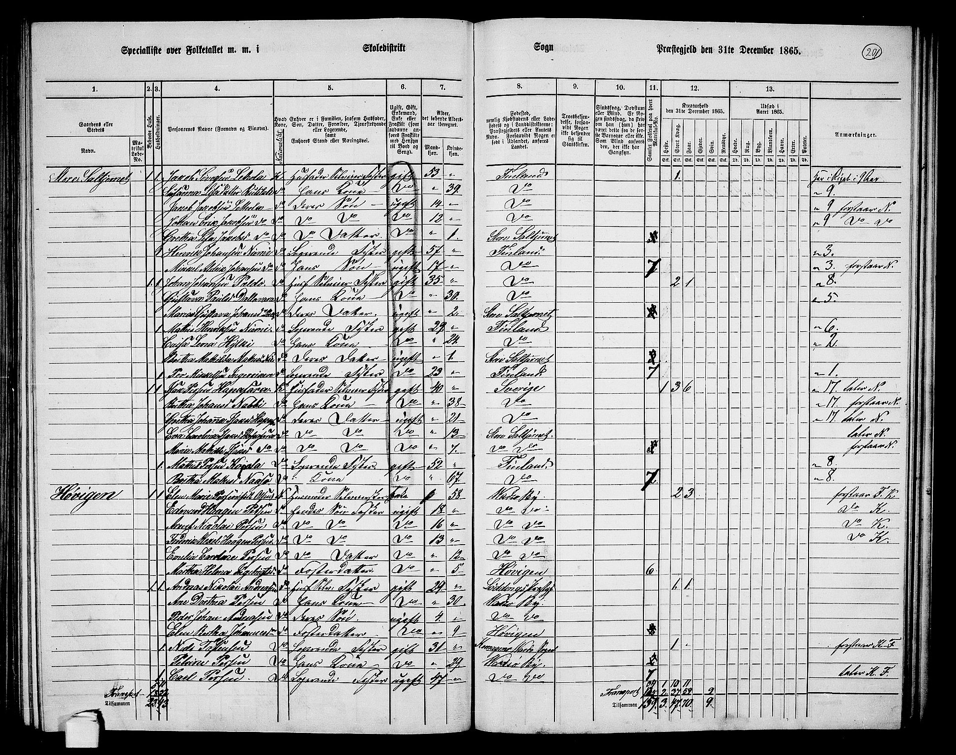 RA, Folketelling 1865 for 2029L Vadsø prestegjeld, Nord-Varanger sokn, 1865, s. 34