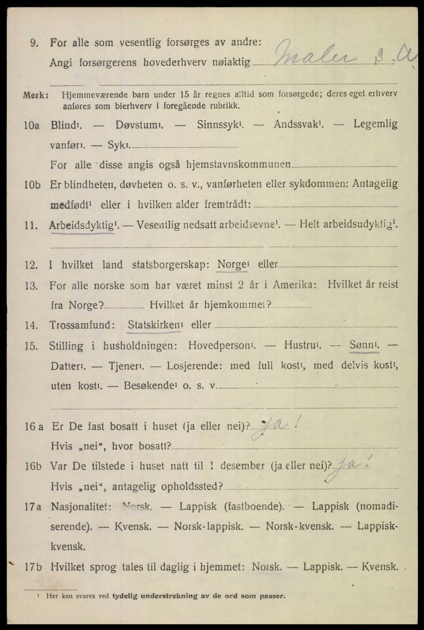 SAT, Folketelling 1920 for 1843 Bodin herred, 1920, s. 7921