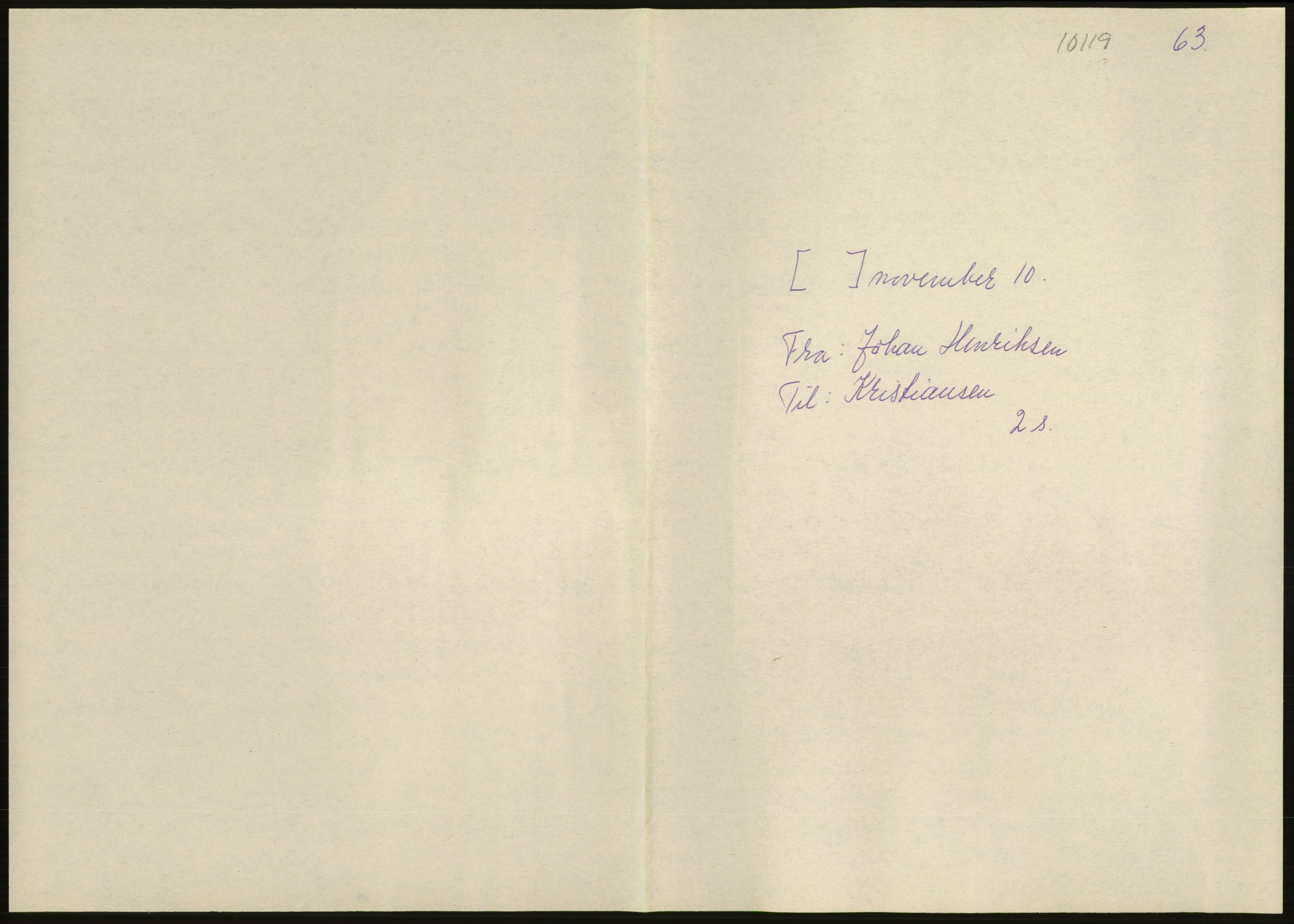 Samlinger til kildeutgivelse, Amerikabrevene, AV/RA-EA-4057/F/L0036: Innlån fra Nordland: Kjerringøyarkivet, 1838-1914, s. 275