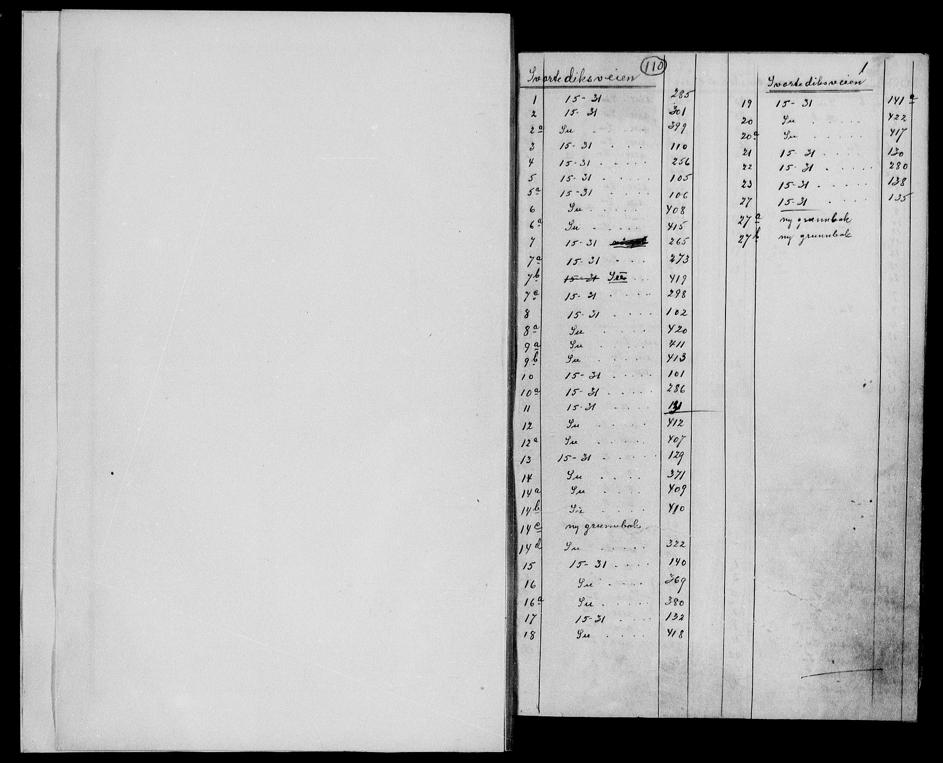 Byfogd og Byskriver i Bergen, SAB/A-3401/03/03AdD/L0056a: Panteregister nr. A.d.D.56, 1894-1936, s. 1