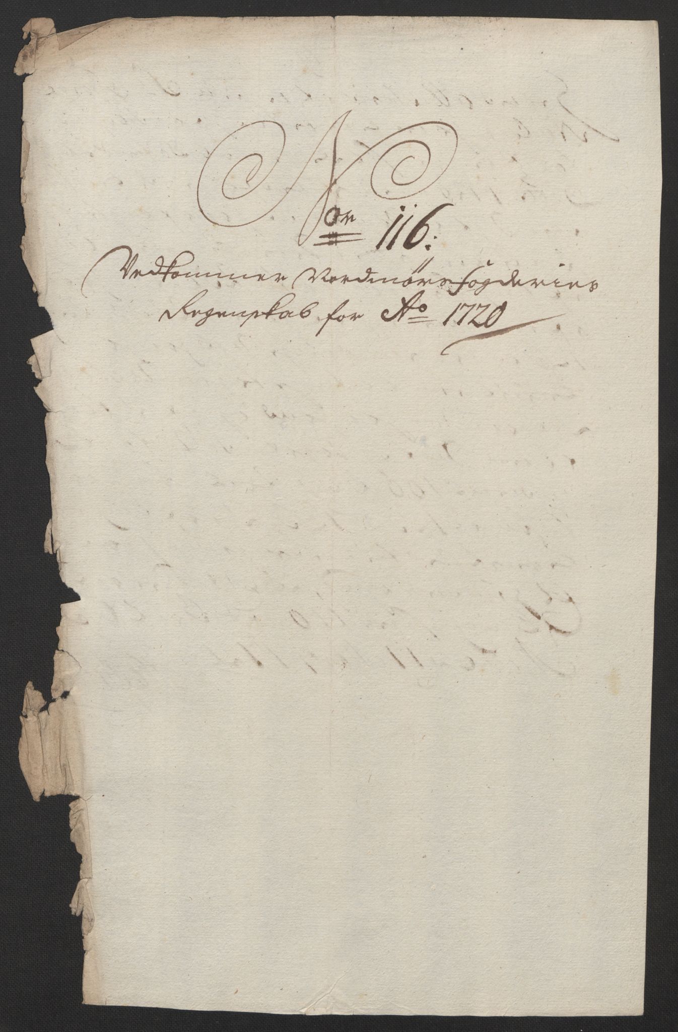 Rentekammeret inntil 1814, Reviderte regnskaper, Fogderegnskap, RA/EA-4092/R56/L3753: Fogderegnskap Nordmøre, 1720, s. 407