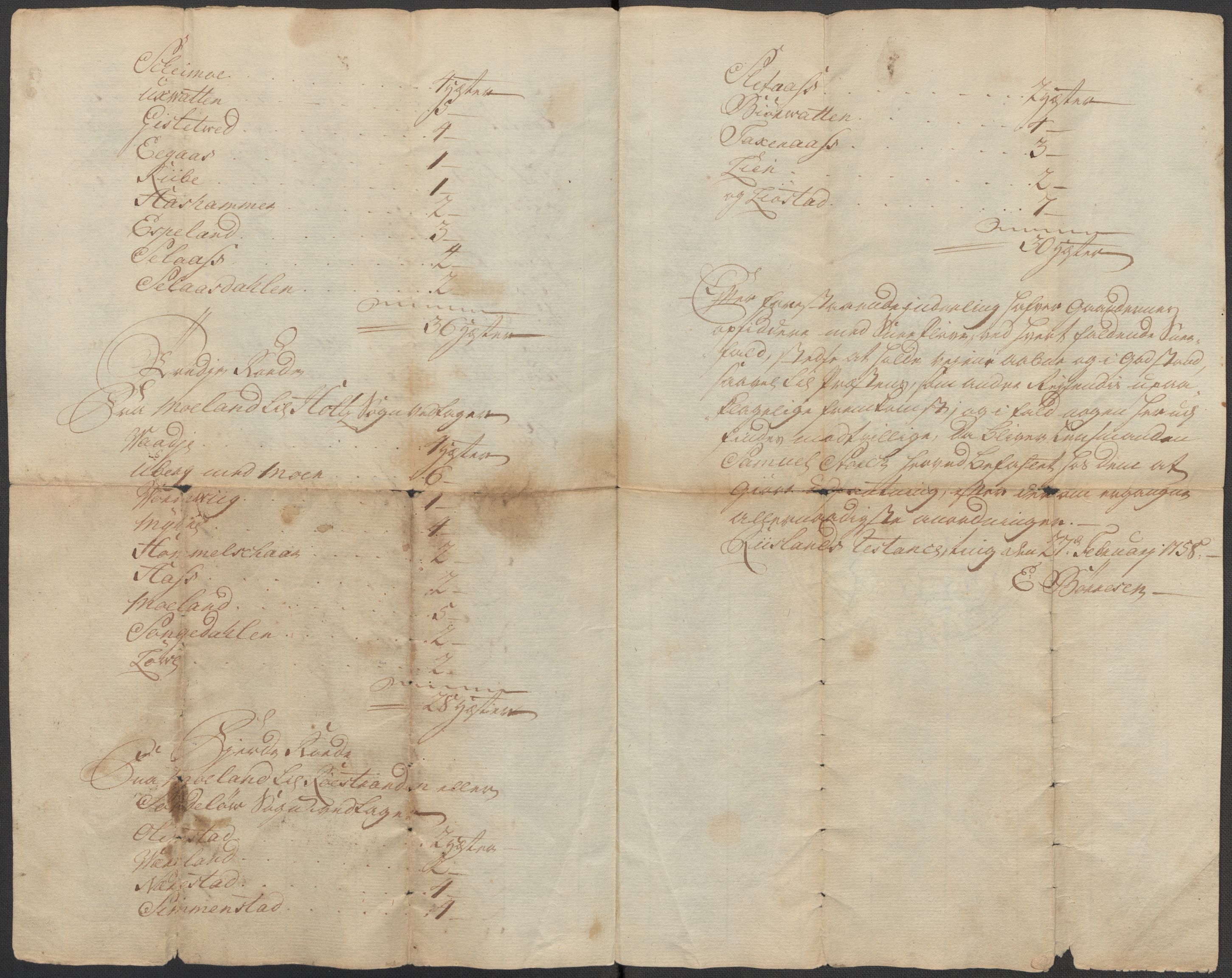 Riksarkivets diplomsamling, AV/RA-EA-5965/F15/L0030: Prestearkiv - Aust-Agder, 1641-1812, s. 92