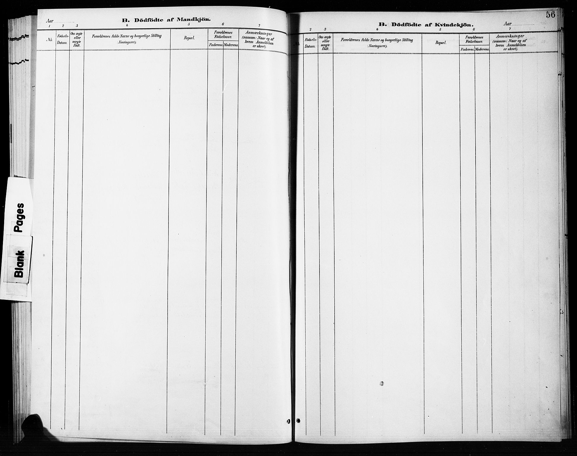 Bygland sokneprestkontor, SAK/1111-0006/F/Fb/Fbb/L0004: Klokkerbok nr. B 4, 1902-1920, s. 56