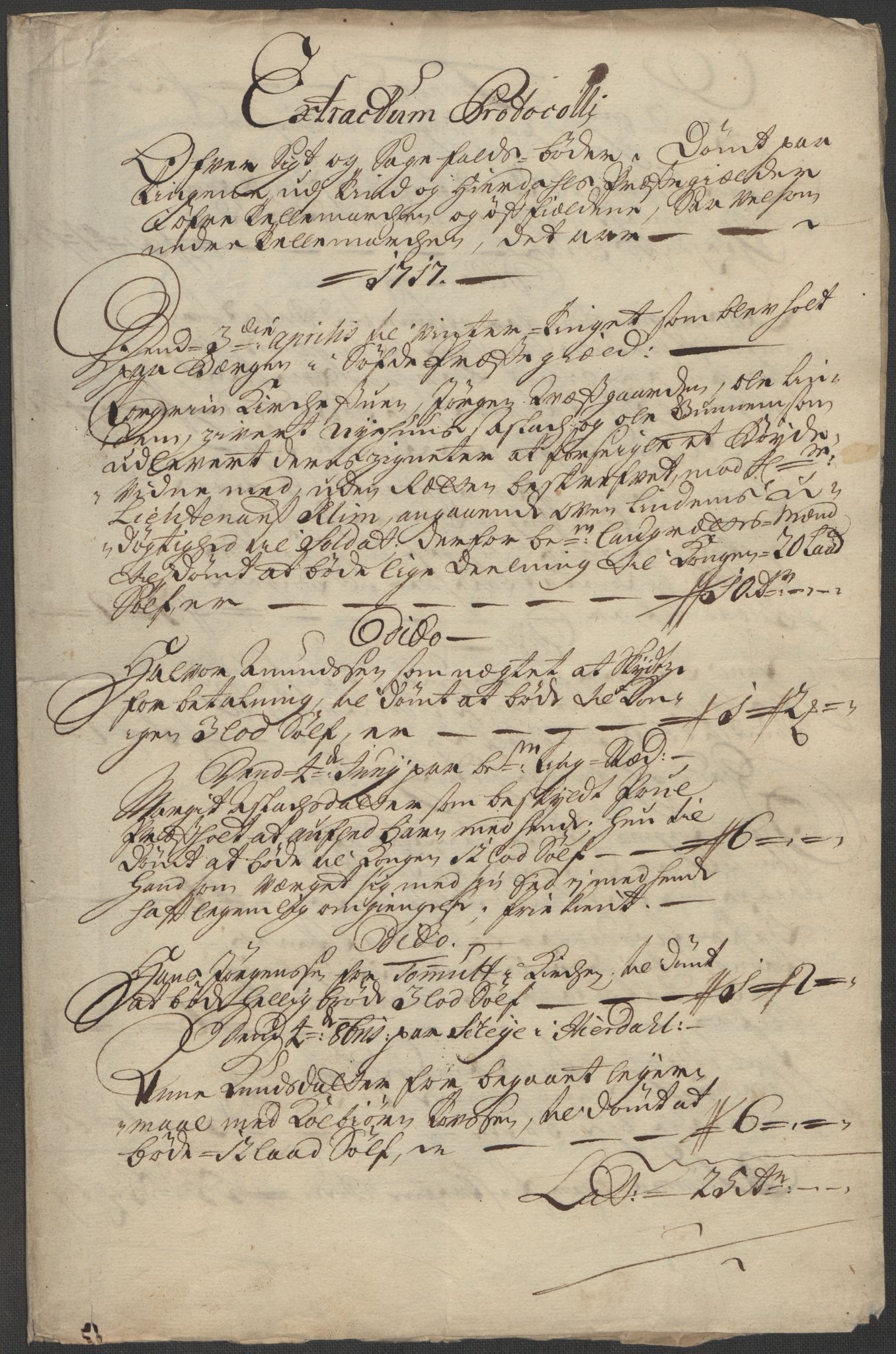 Rentekammeret inntil 1814, Reviderte regnskaper, Fogderegnskap, AV/RA-EA-4092/R36/L2129: Fogderegnskap Øvre og Nedre Telemark og Bamble, 1717, s. 216