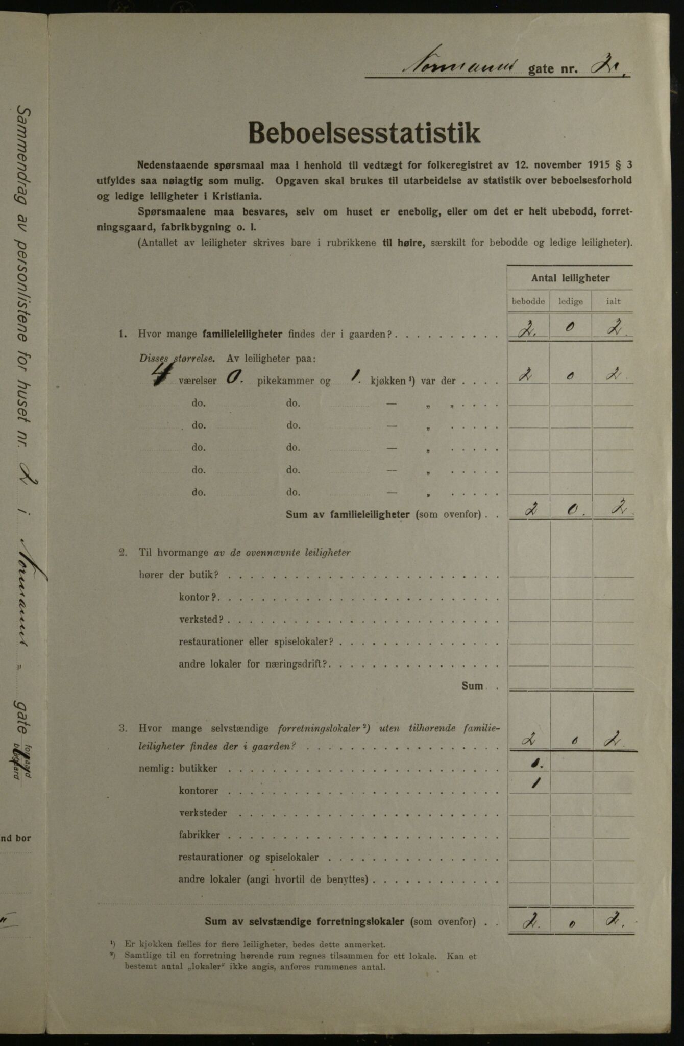 OBA, Kommunal folketelling 1.12.1923 for Kristiania, 1923, s. 80714