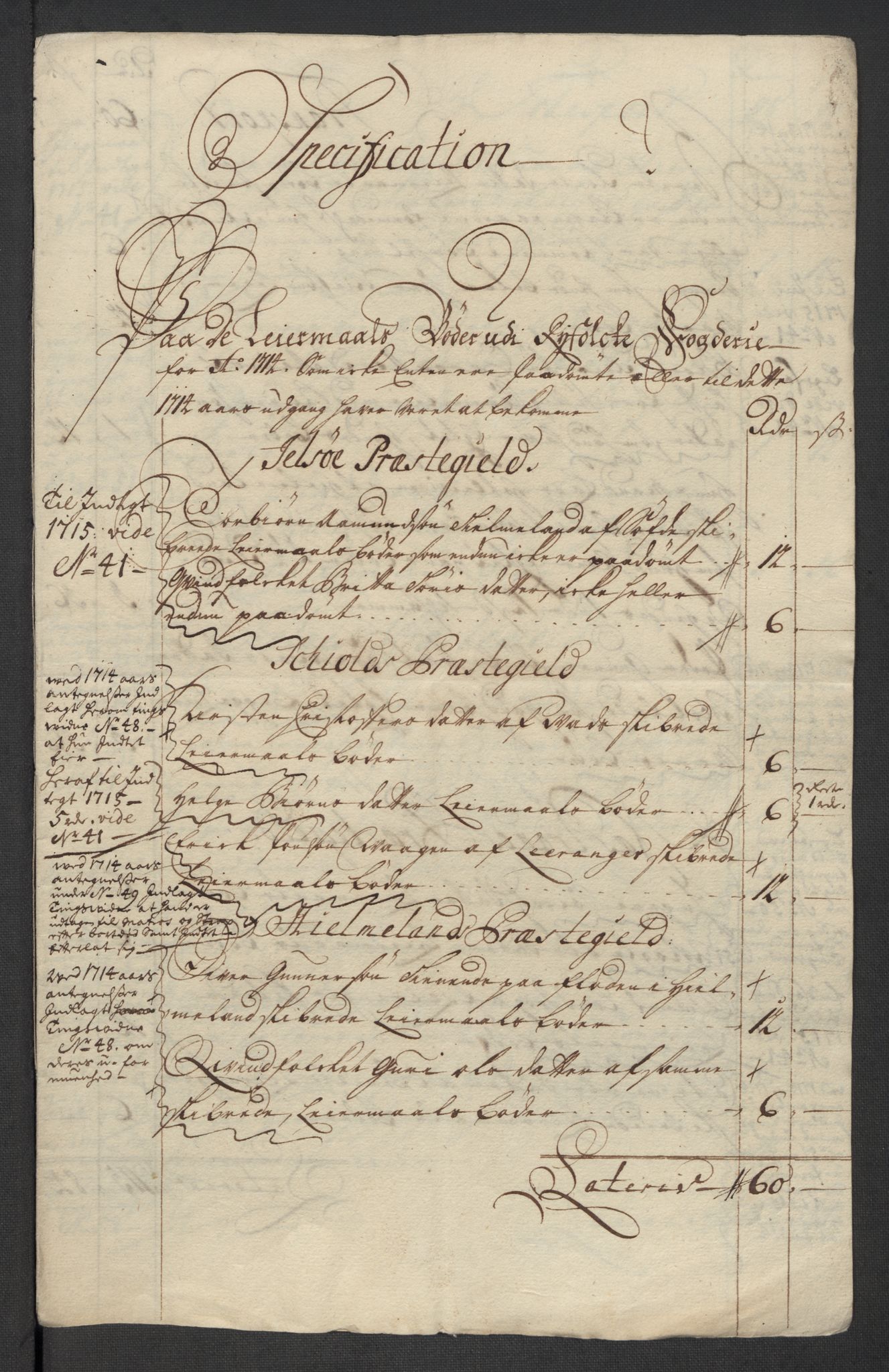 Rentekammeret inntil 1814, Reviderte regnskaper, Fogderegnskap, AV/RA-EA-4092/R47/L2867: Fogderegnskap Ryfylke, 1714, s. 293