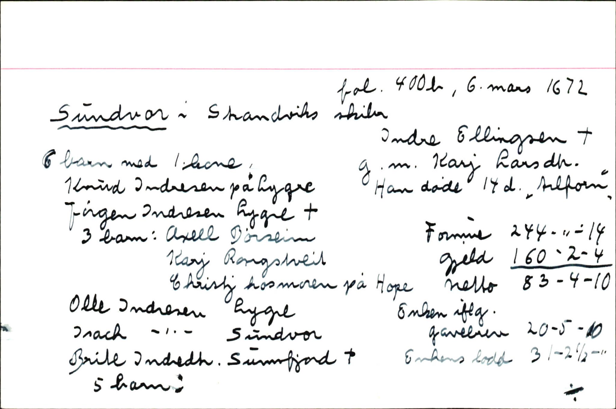 Skiftekort ved Statsarkivet i Bergen, SAB/SKIFTEKORT/004/L0001: Skifteprotokoll nr. 1-2, 1668-1699, s. 292