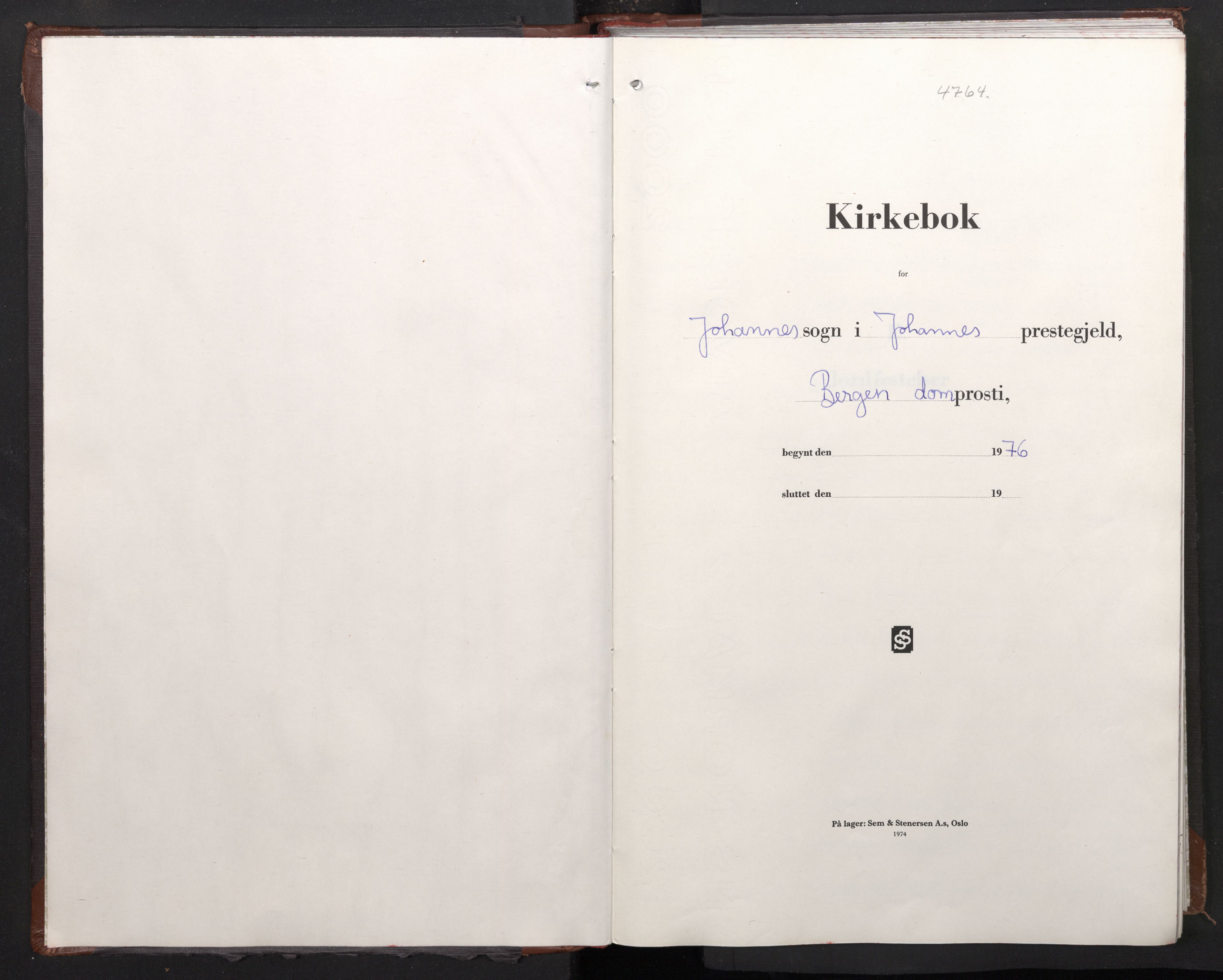 Johanneskirken sokneprestembete, AV/SAB-A-76001/H/Haa/L0022: Ministerialbok nr. E 4, 1976-2001