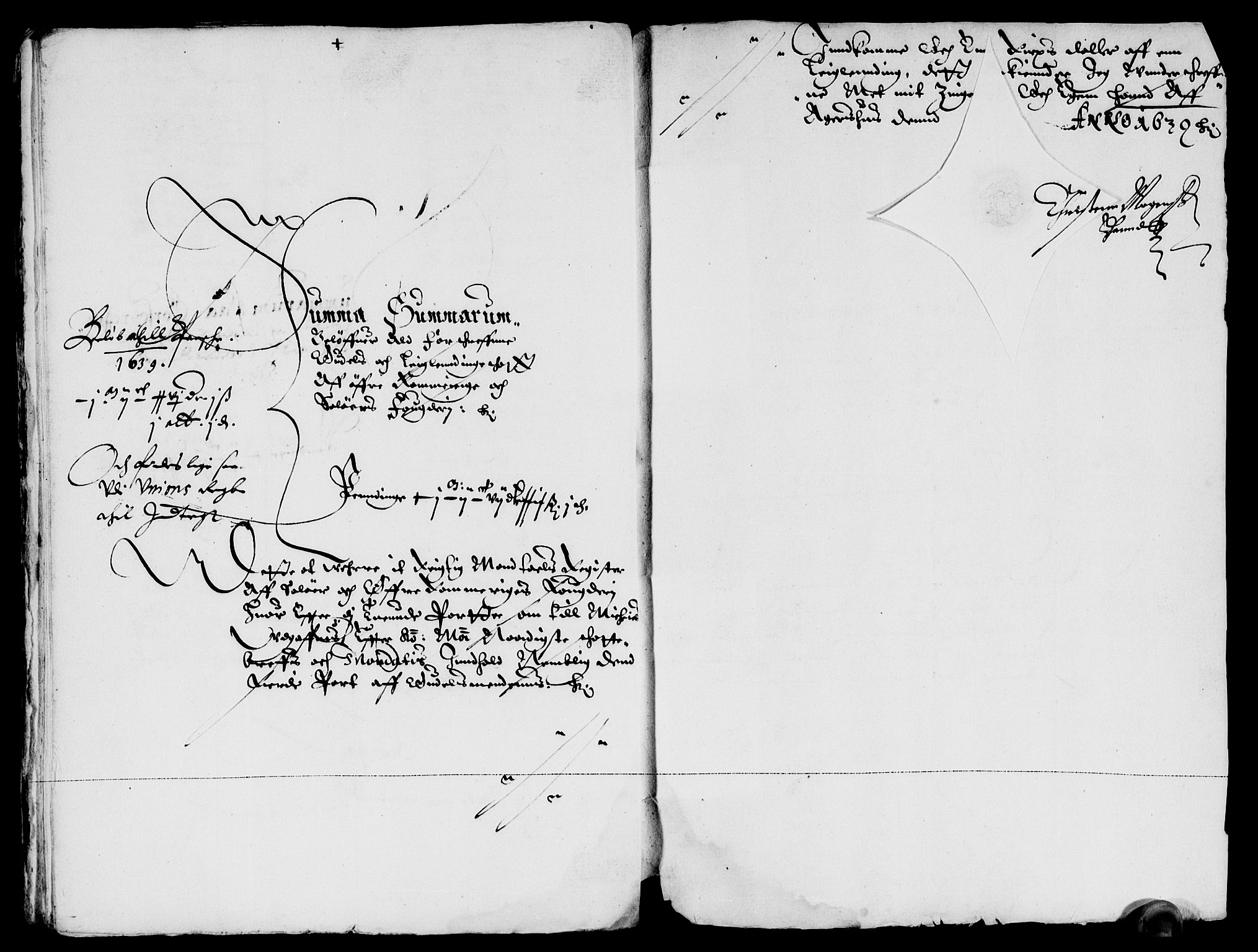 Rentekammeret inntil 1814, Reviderte regnskaper, Lensregnskaper, AV/RA-EA-5023/R/Rb/Rba/L0146: Akershus len, 1639