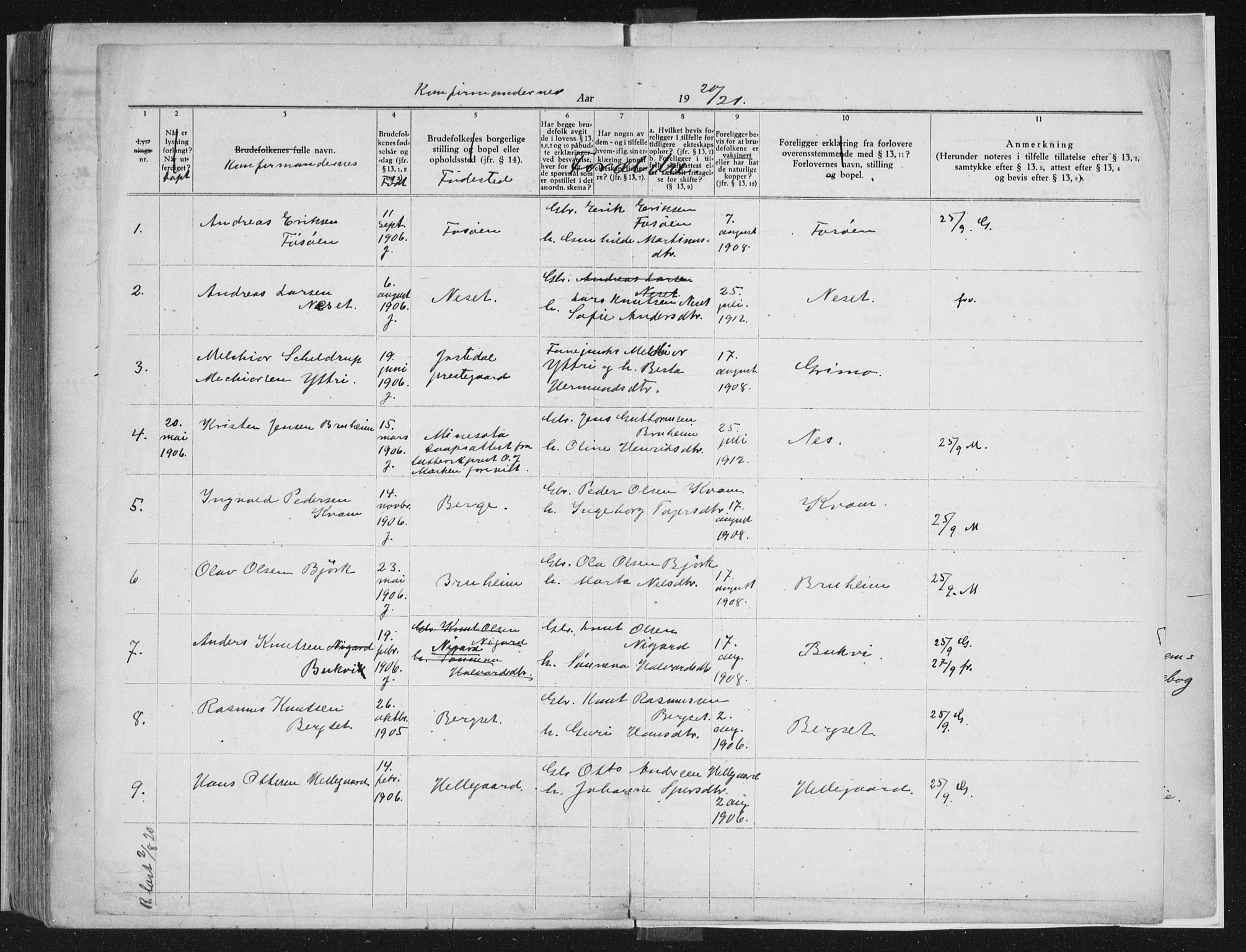 Jostedal sokneprestembete, AV/SAB-A-80601/H/Haa/Haab/L0001: Ministerialbok nr. B 1, 1887-1914