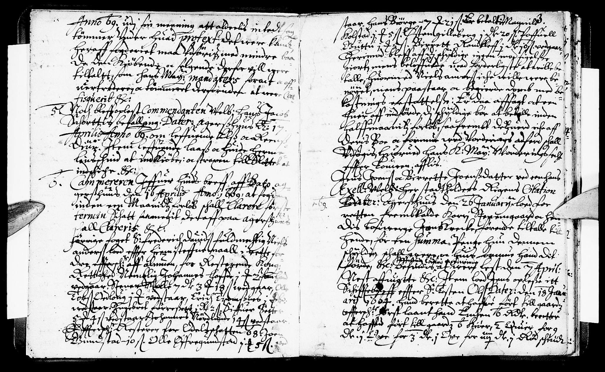 Sorenskriverier i Gudbrandsdalen, SAH/TING-036/G/Gb/Gbb/L0006: Tingbok - Sør-Gudbrandsdal, 1669, s. 2b-3a