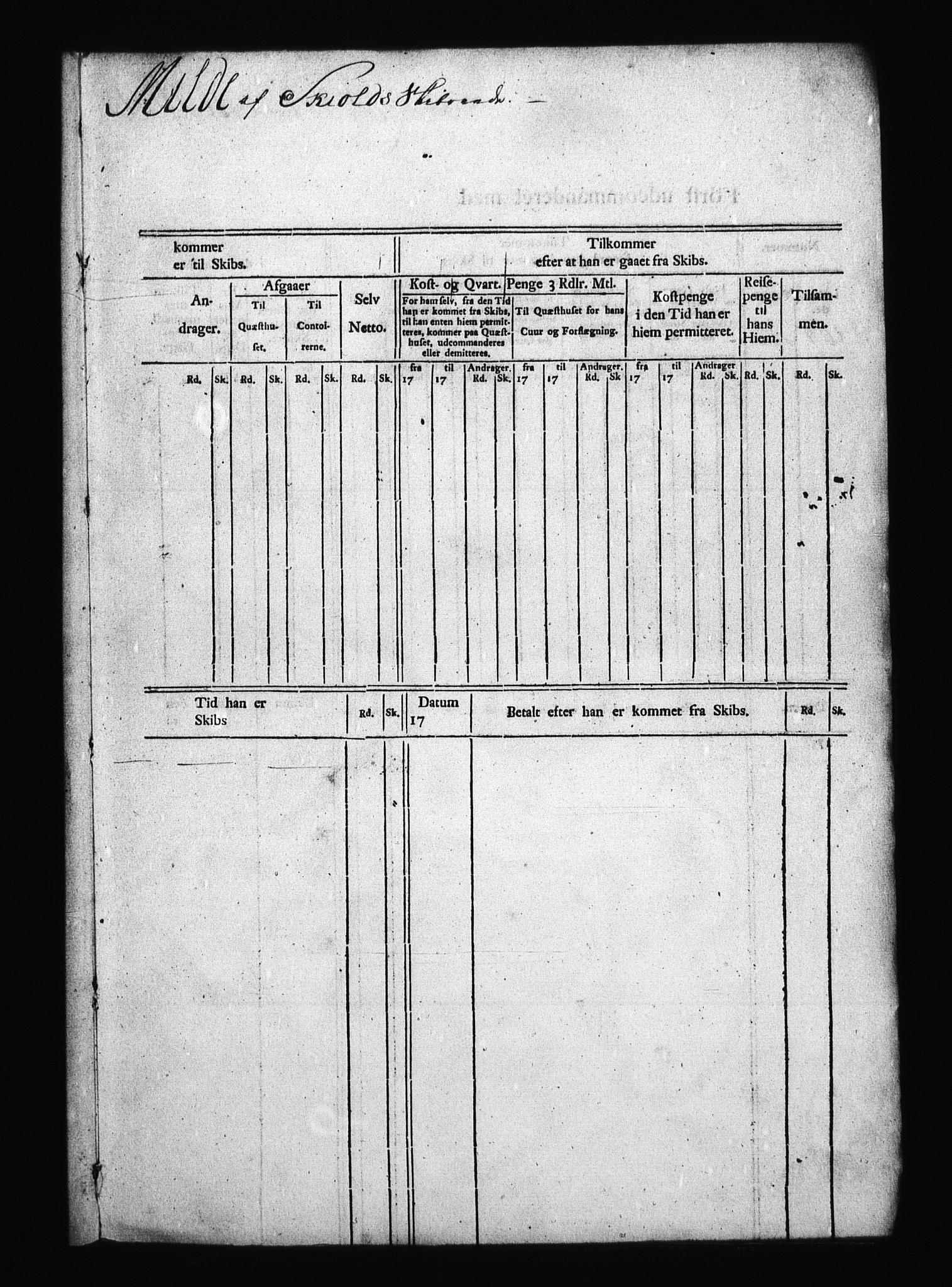 Sjøetaten, AV/RA-EA-3110/F/L0214: Bergen stift, bind 5, 1789