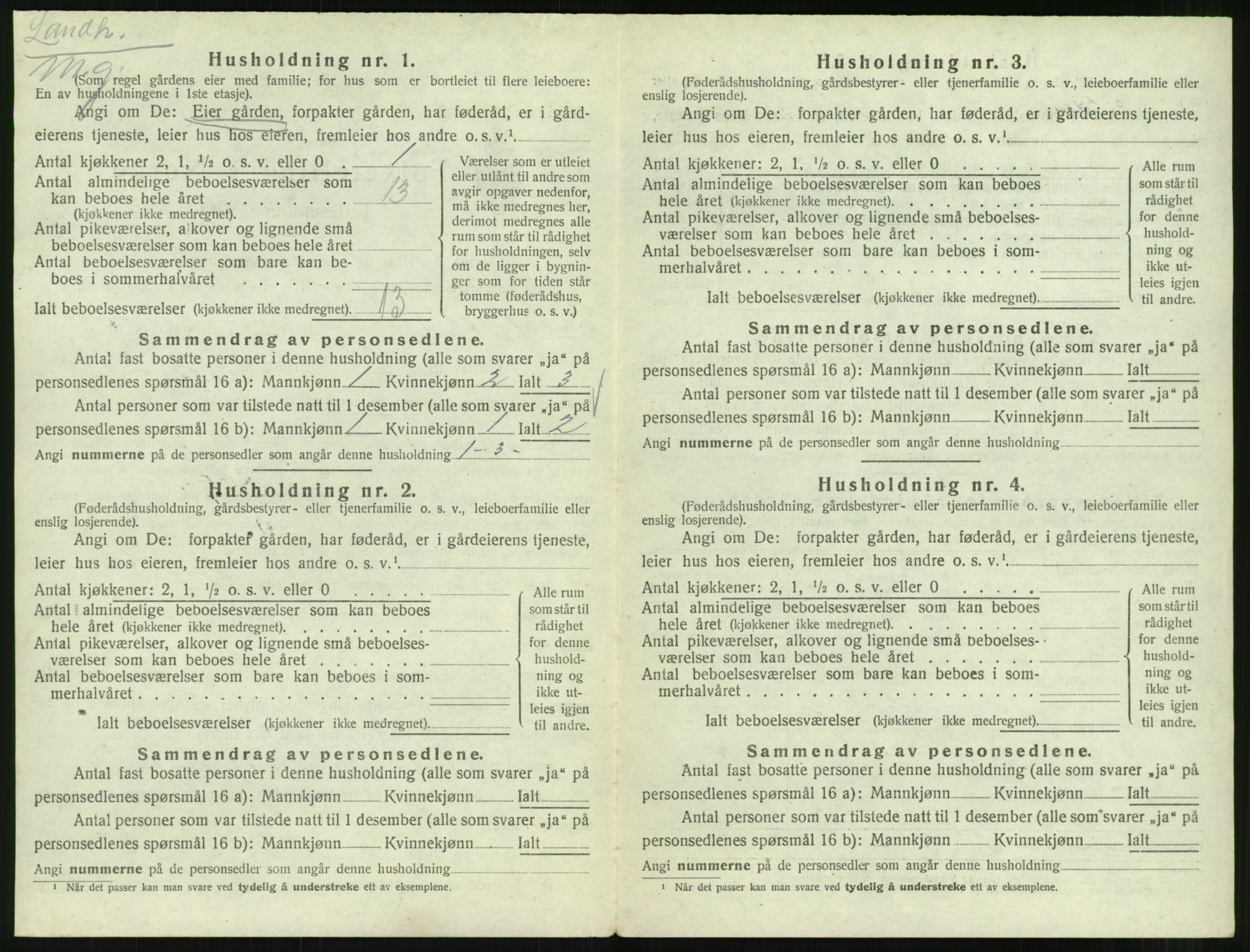 SAT, Folketelling 1920 for 1542 Eresfjord og Vistdal herred, 1920, s. 416