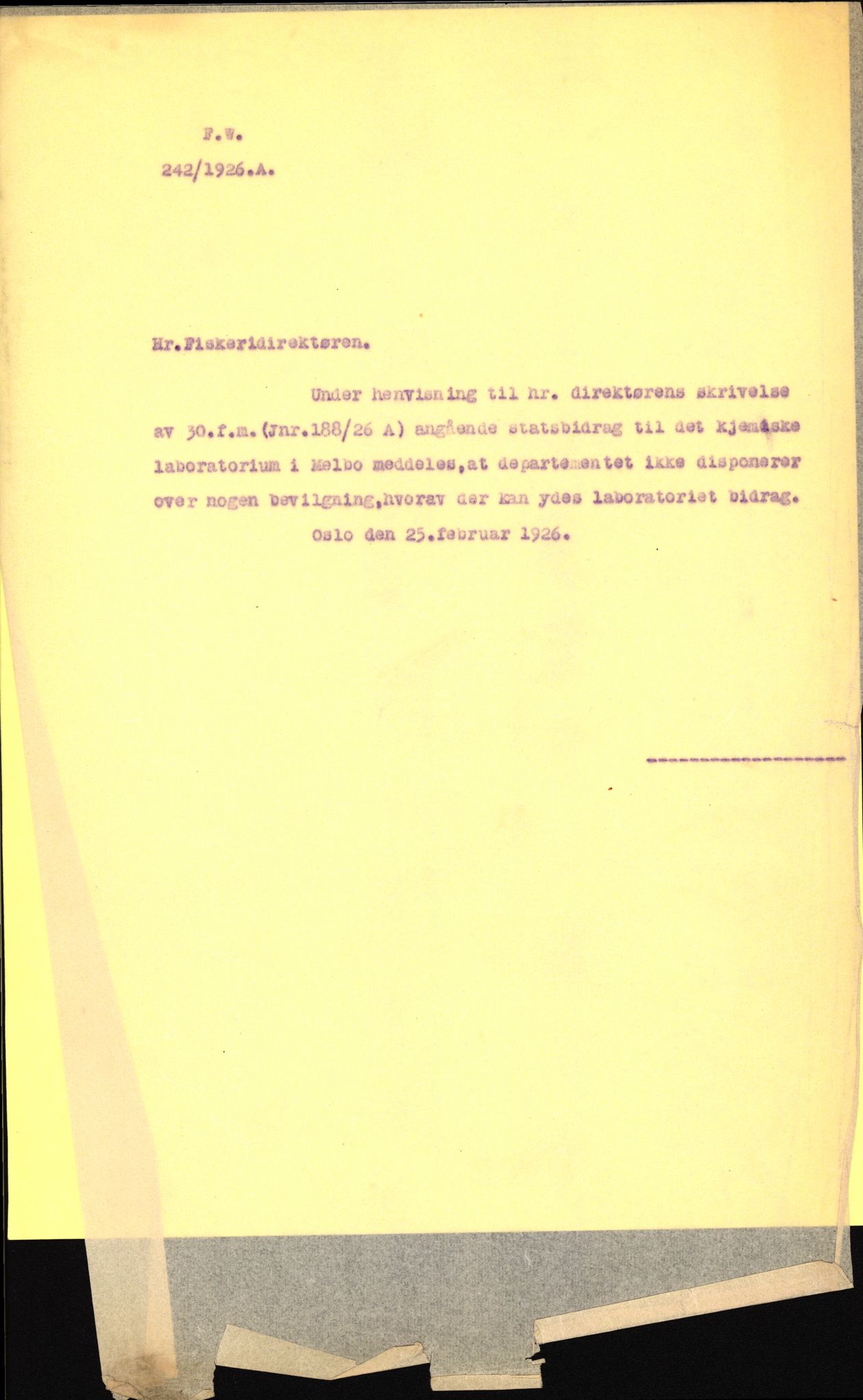 Fiskeridepartementet, Avlevering 1971, AV/RA-S-3997/D/Dd/L0034: IV-B-1 Spørsmål om sammenslutning av makrellfiskere. "Makrellsaken", 1920-1931, s. 37