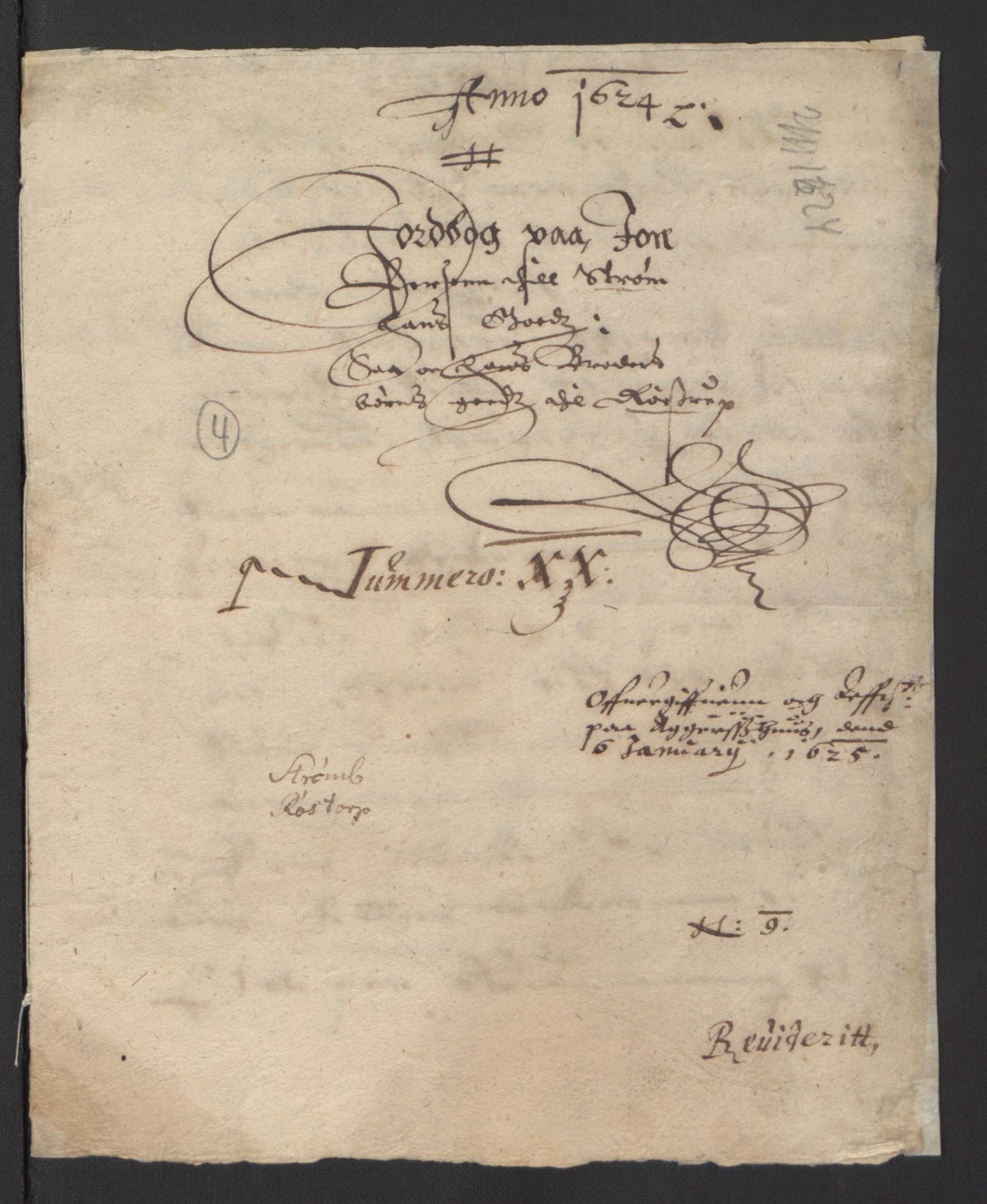 Stattholderembetet 1572-1771, RA/EA-2870/Ek/L0007/0001: Jordebøker til utlikning av rosstjeneste 1624-1626: / Adelsjordebøker, 1624-1625, s. 499