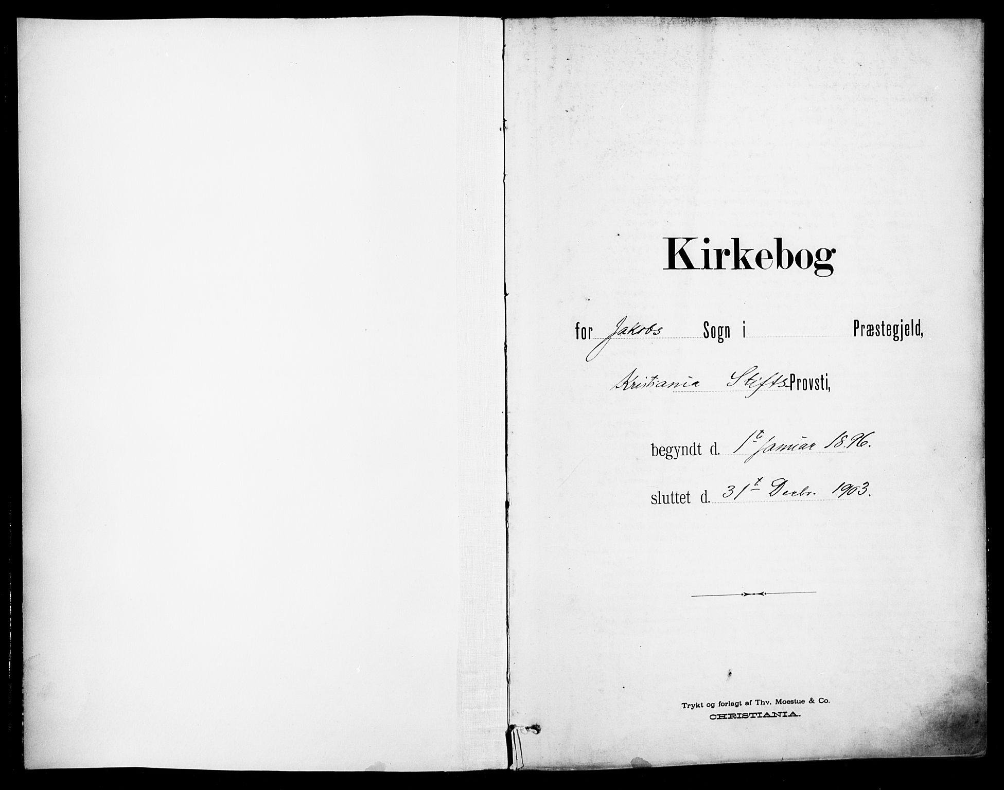 Jakob prestekontor Kirkebøker, SAO/A-10850/F/Fa/L0005: Ministerialbok nr. 5, 1896-1903