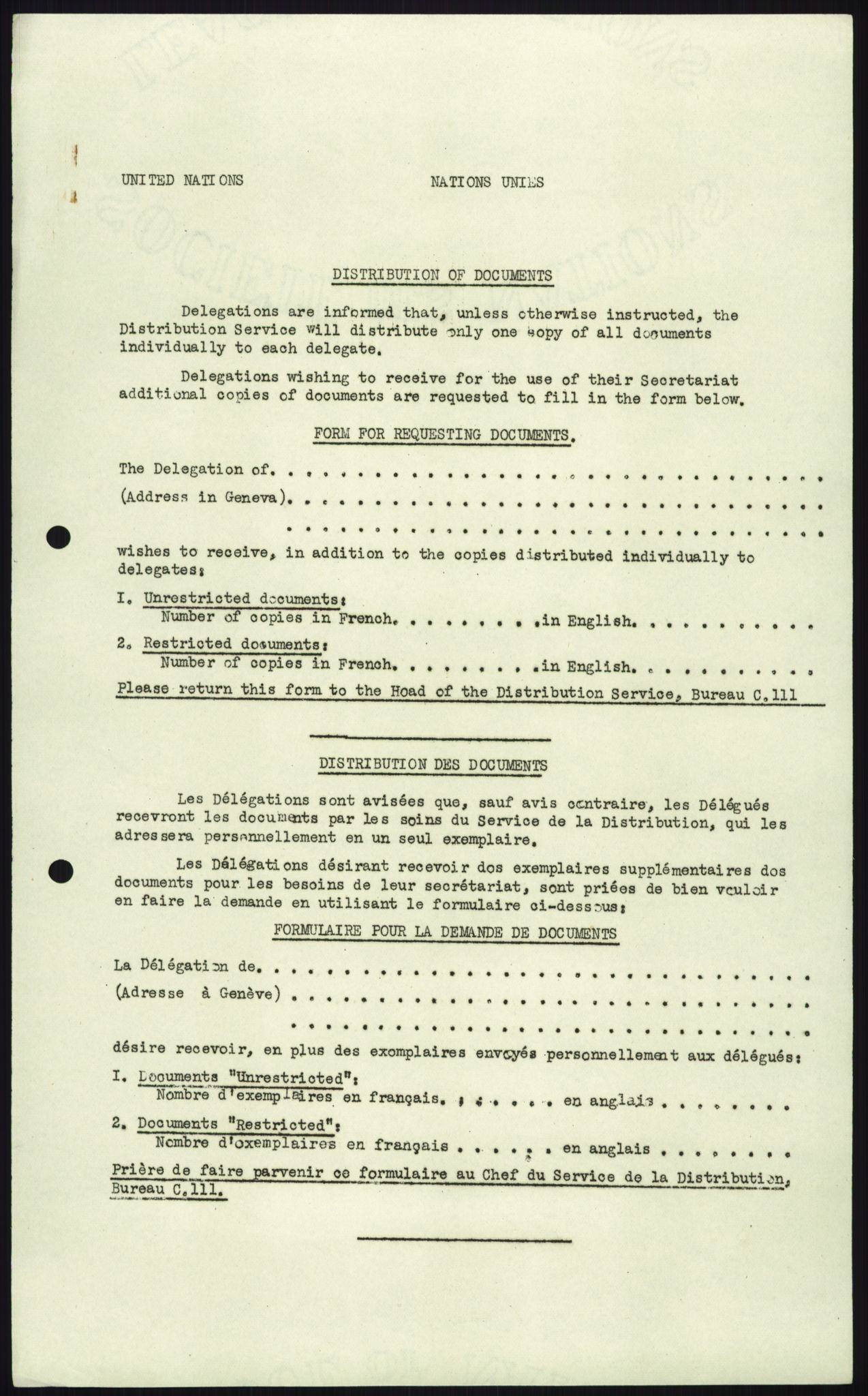 Justisdepartementet, 3. politikontor P3, RA/S-1051/D/L0039: Passforskrifter - Passinstruksen, 1947-1952, s. 756