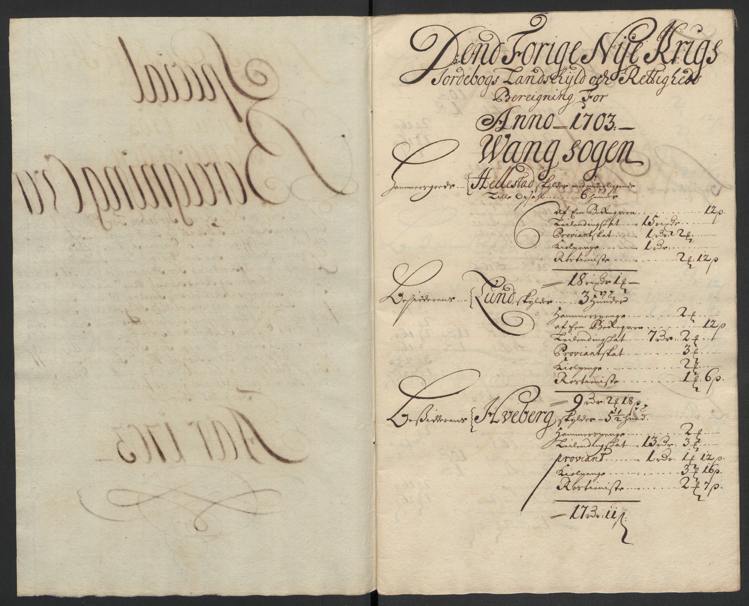 Rentekammeret inntil 1814, Reviderte regnskaper, Fogderegnskap, RA/EA-4092/R16/L1041: Fogderegnskap Hedmark, 1703-1704, s. 122