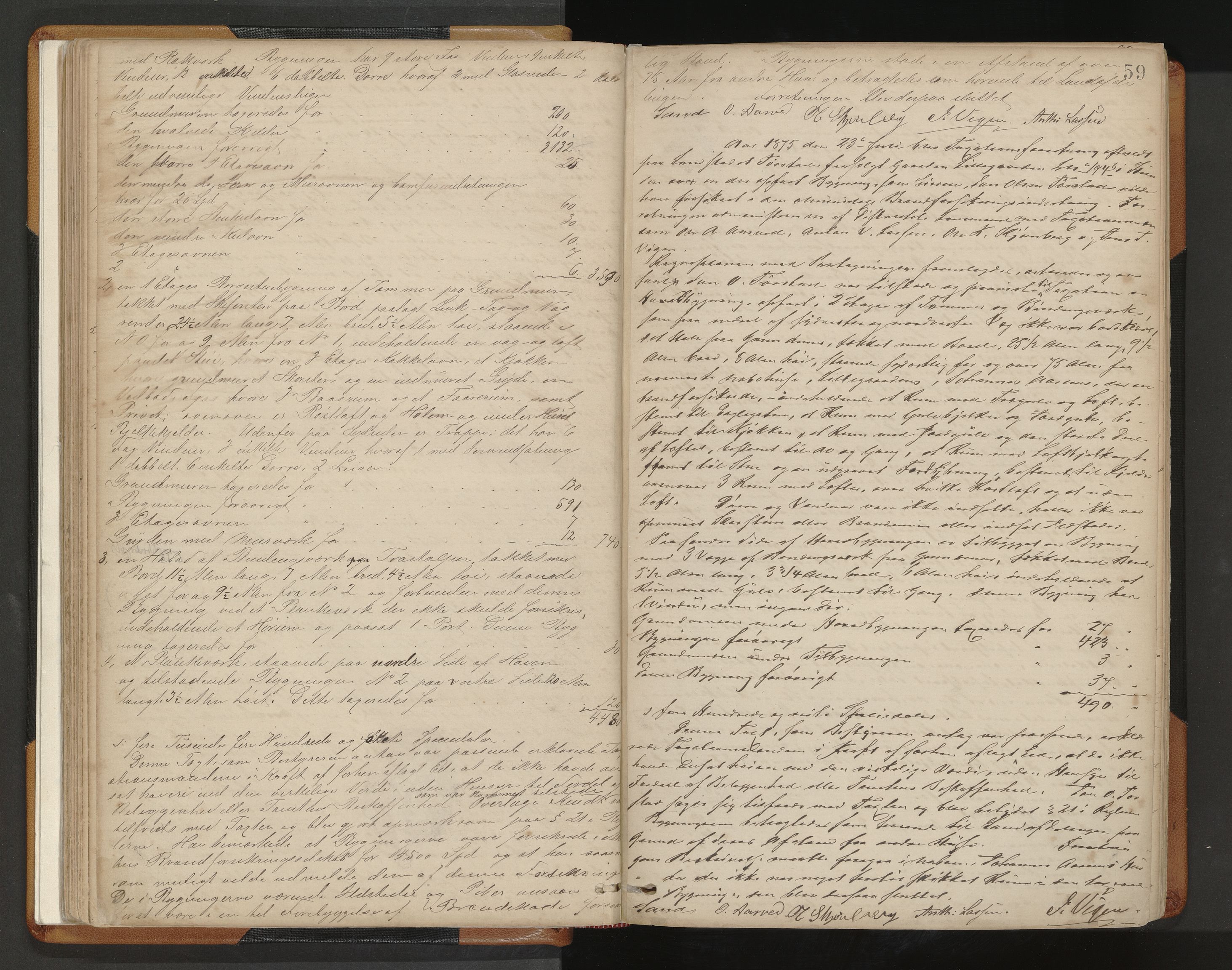 Norges Brannkasse Strinda, AV/SAT-A-5516/Fa/L0002: Branntakstprotokoll, 1874-1895, s. 59
