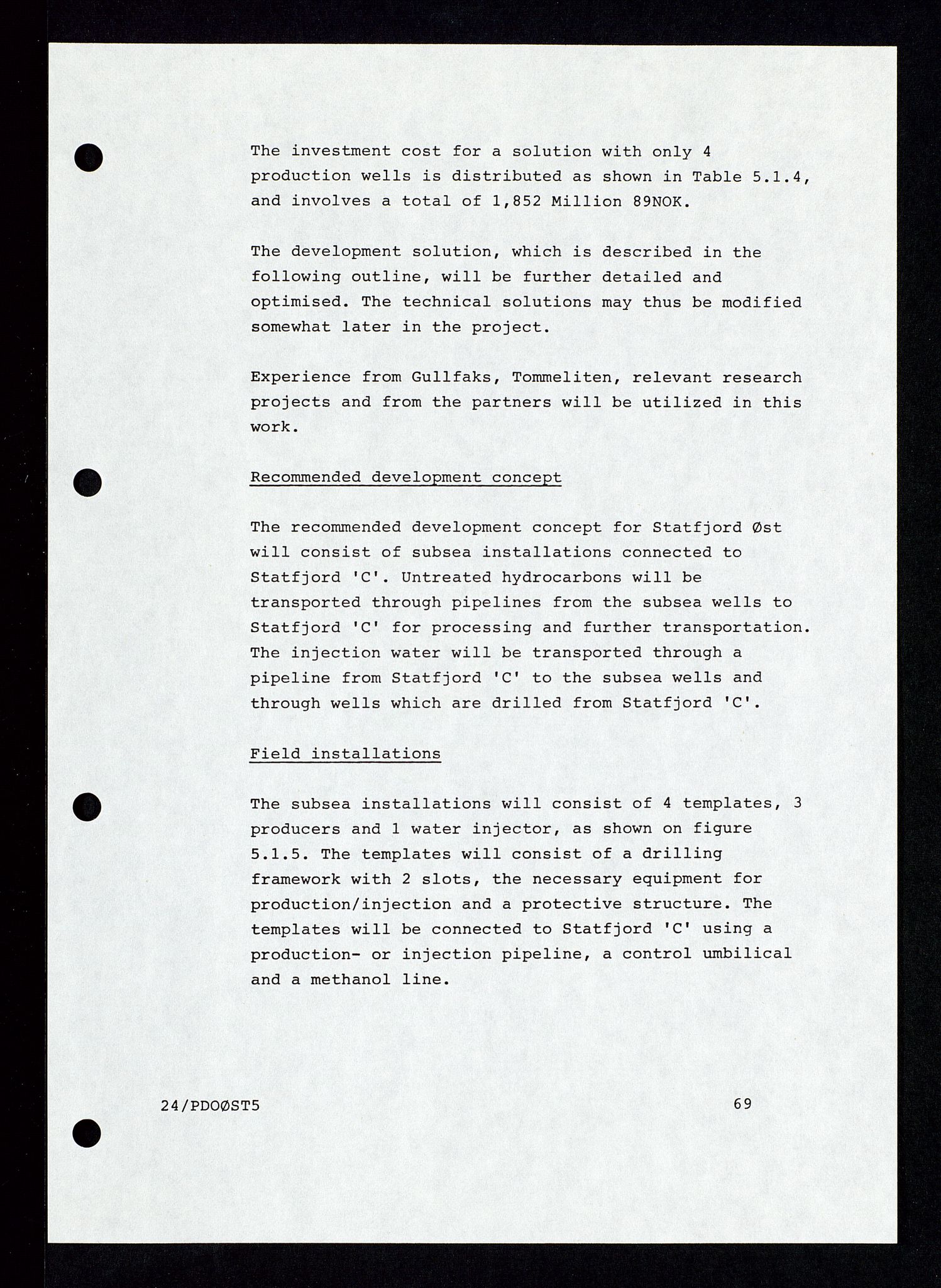 Pa 1339 - Statoil ASA, SAST/A-101656/0001/E/Ed/Eda/L0153: Administrasjon: Felt- og lisensadministrasjon. , 1989-1994, s. 112