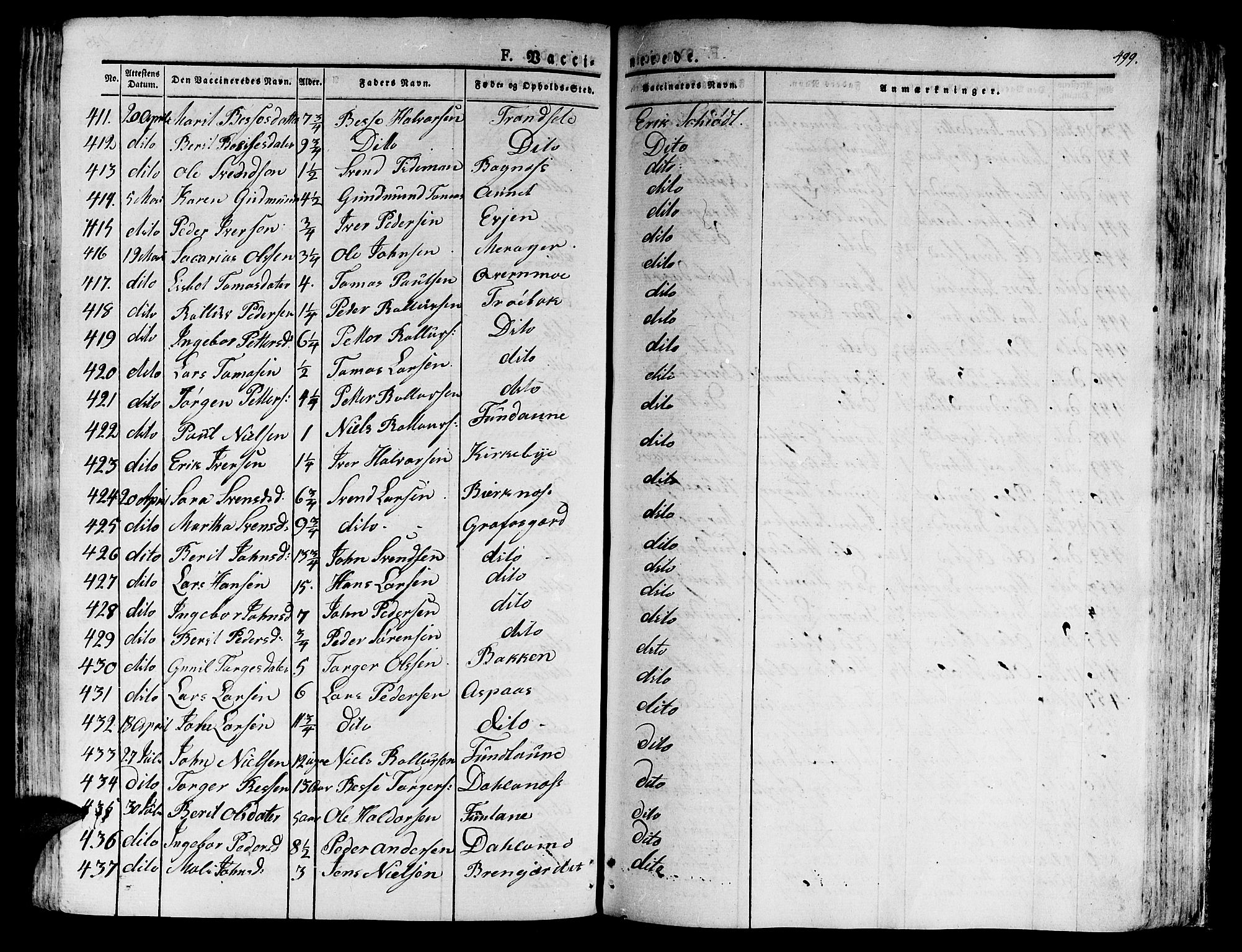 Ministerialprotokoller, klokkerbøker og fødselsregistre - Nord-Trøndelag, AV/SAT-A-1458/709/L0070: Ministerialbok nr. 709A10, 1820-1832, s. 499