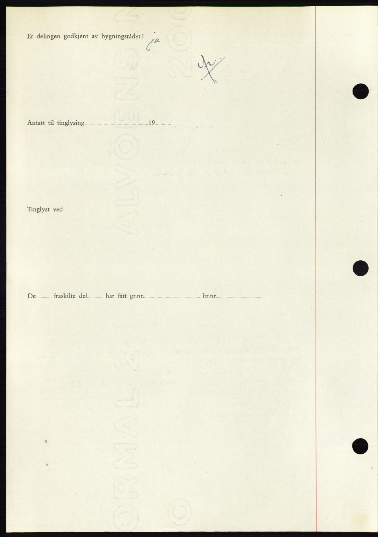 Søre Sunnmøre sorenskriveri, AV/SAT-A-4122/1/2/2C/L0081: Pantebok nr. 7A, 1947-1948, Dagboknr: 1145/1947