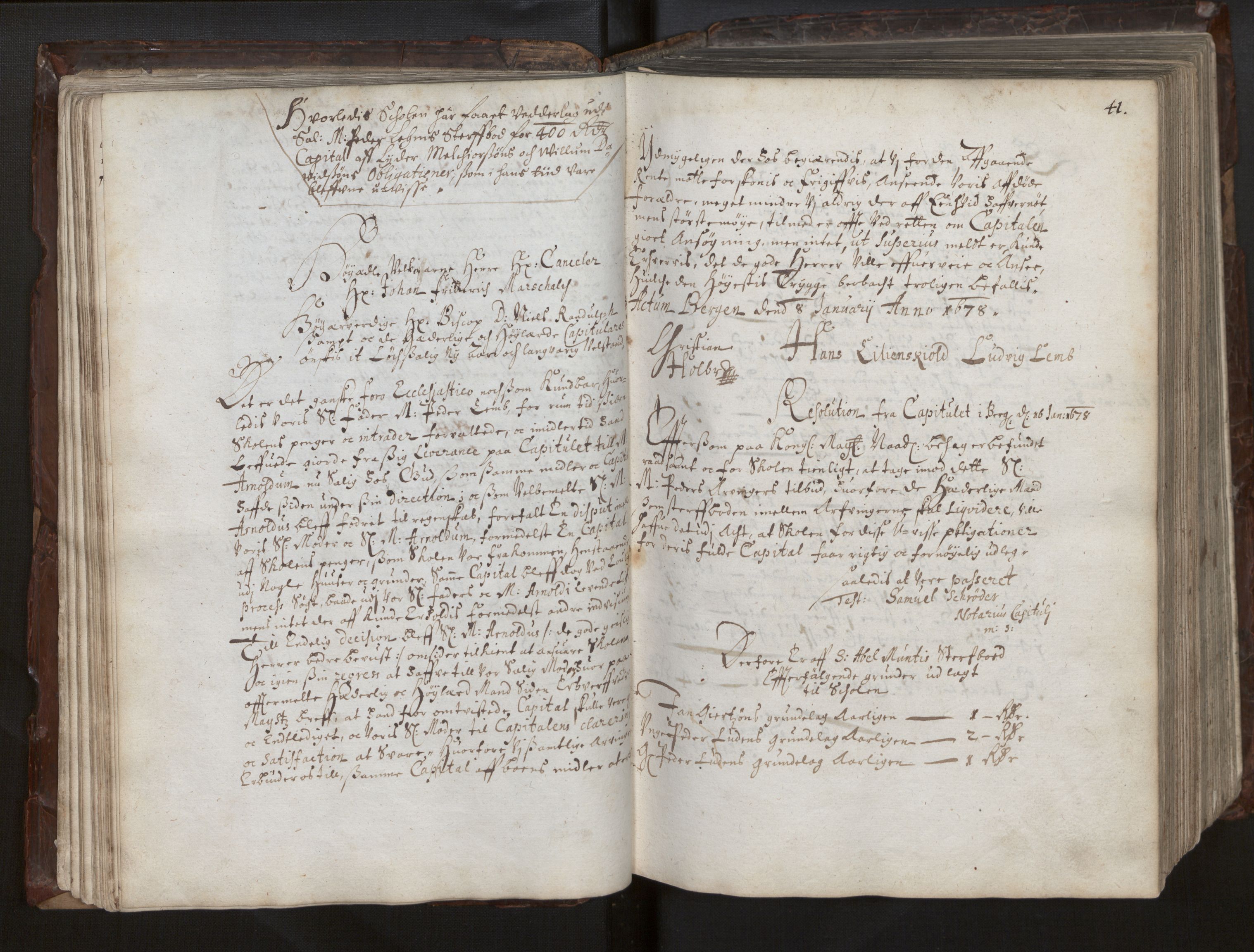 Bjørgvin biskop, AV/SAB-A-5601/Ga/L0014: Jordebøker for geistleg gods og andre rekneskapsprotokollar, 1609-1737, s. 40b-41a