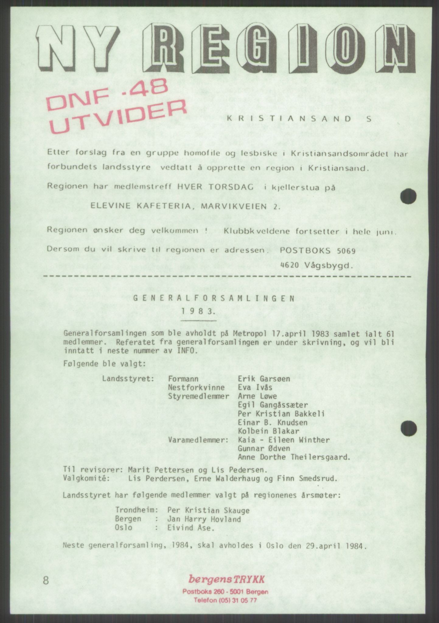 Det Norske Forbundet av 1948/Landsforeningen for Lesbisk og Homofil Frigjøring, AV/RA-PA-1216/D/Db/L0001: Aids, 1983-1987, s. 112