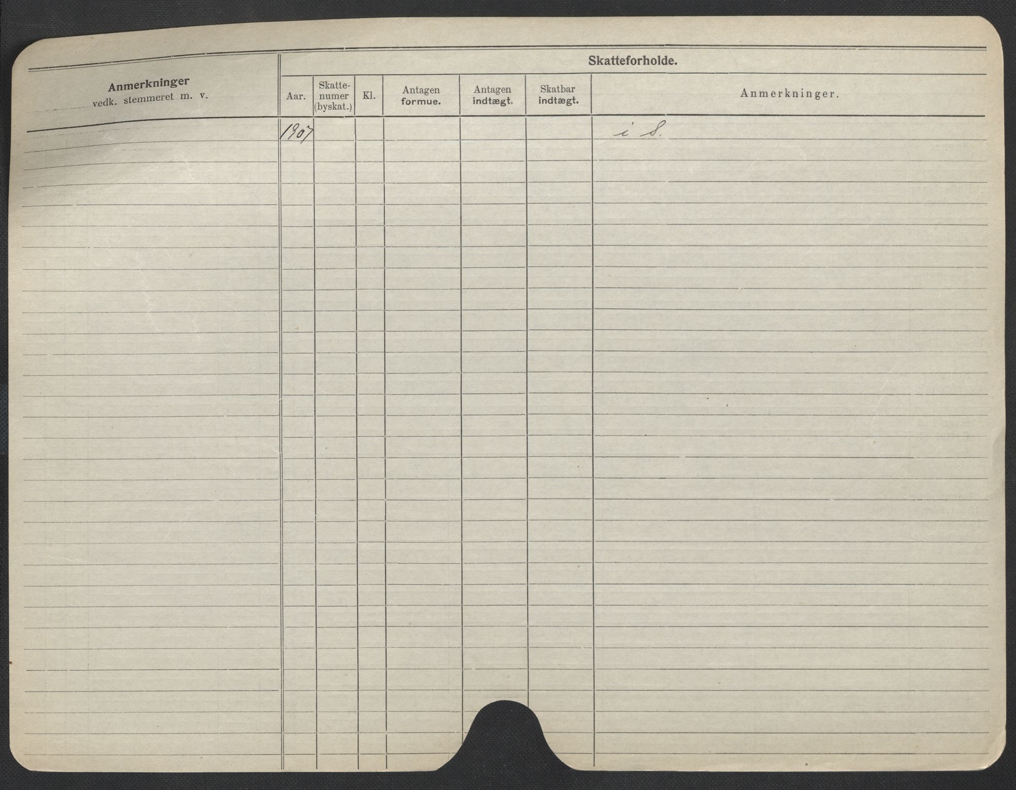 Oslo folkeregister, Registerkort, SAO/A-11715/F/Fa/Fac/L0008: Menn, 1906-1914, s. 876b