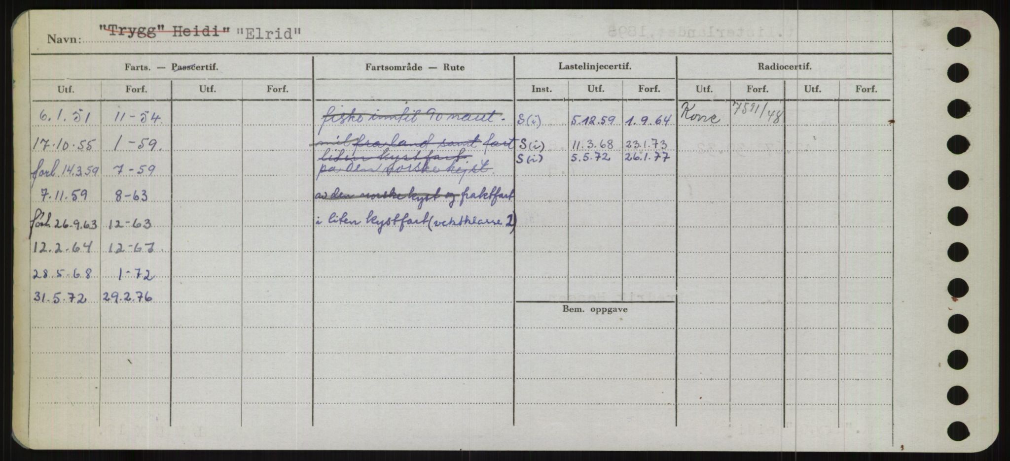 Sjøfartsdirektoratet med forløpere, Skipsmålingen, RA/S-1627/H/Ha/L0002/0001: Fartøy, Eik-Hill / Fartøy, Eik-F, s. 140