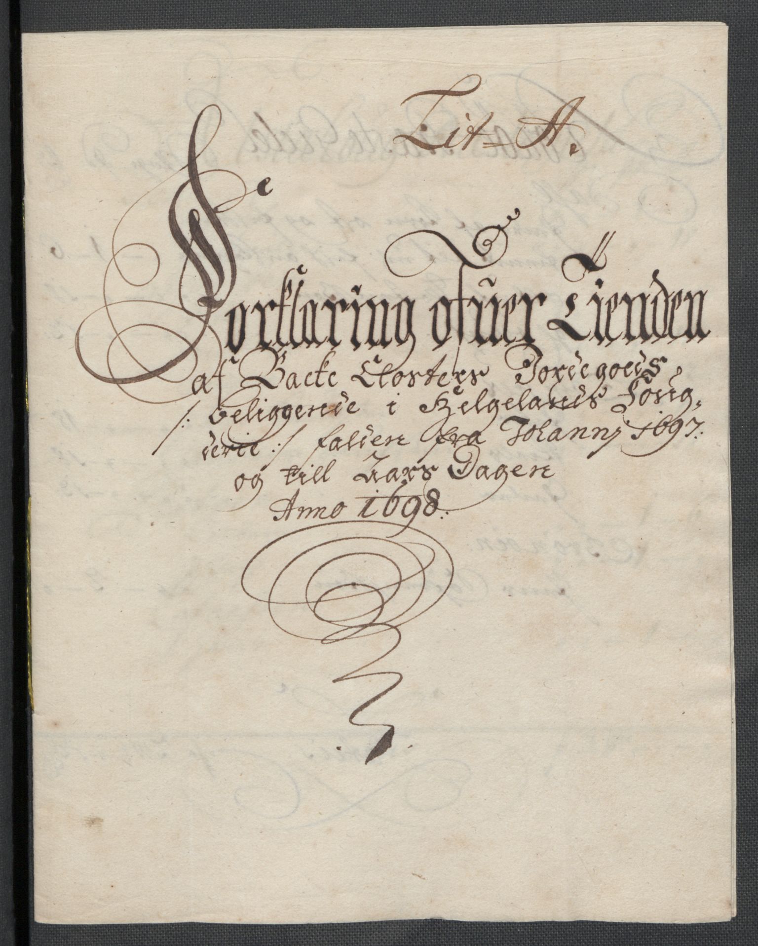 Rentekammeret inntil 1814, Reviderte regnskaper, Fogderegnskap, RA/EA-4092/R65/L4506: Fogderegnskap Helgeland, 1697-1698, s. 133